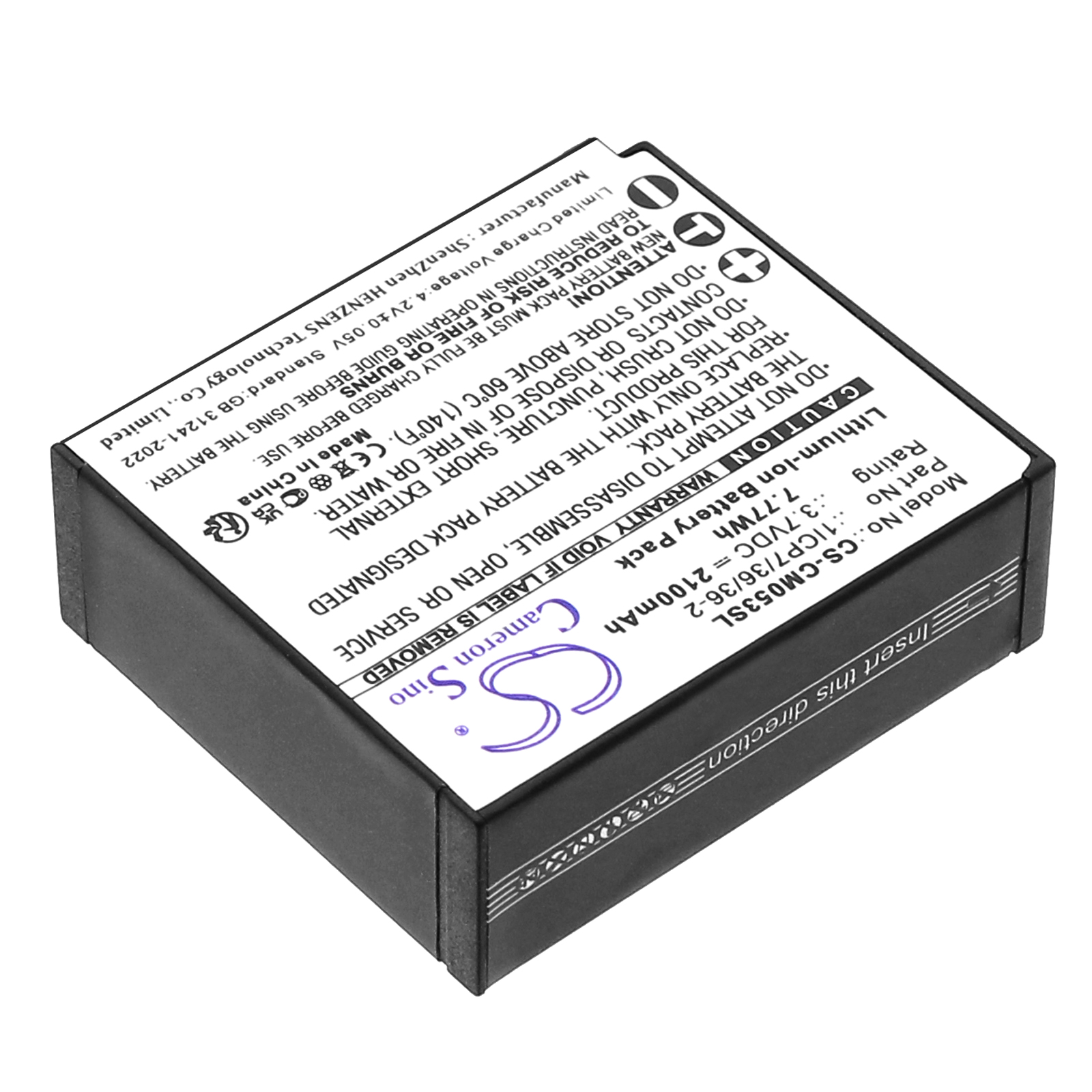 Акумулятор Custom Battery Pack 1ICP7/36/36-2 - Зображення 2