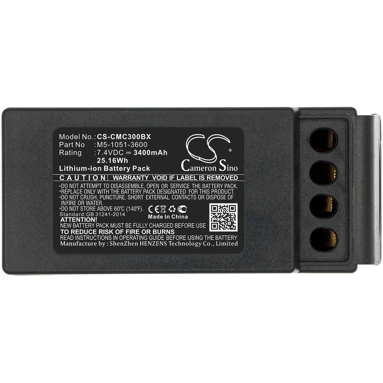 Акумулятор Cavotec M9-1051-3600 EX, MC-3, MC-3000 - Зображення 3