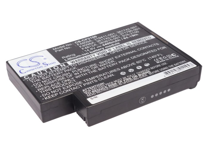 Акумулятор Compaq avilion ZE5634US-DU916U, OmniBook XE4, Omnibook XE4000, OmniBook XE4100, OmniBook XE4100-F4641HC, OmniBook XE4100-F4641HT, OmniBook XE4100-F4641JC, OmniBook XE4100-F4641JG, OmniBook XE4100-F4641JT, OmniBook XE4100-F4642H, OmniBook