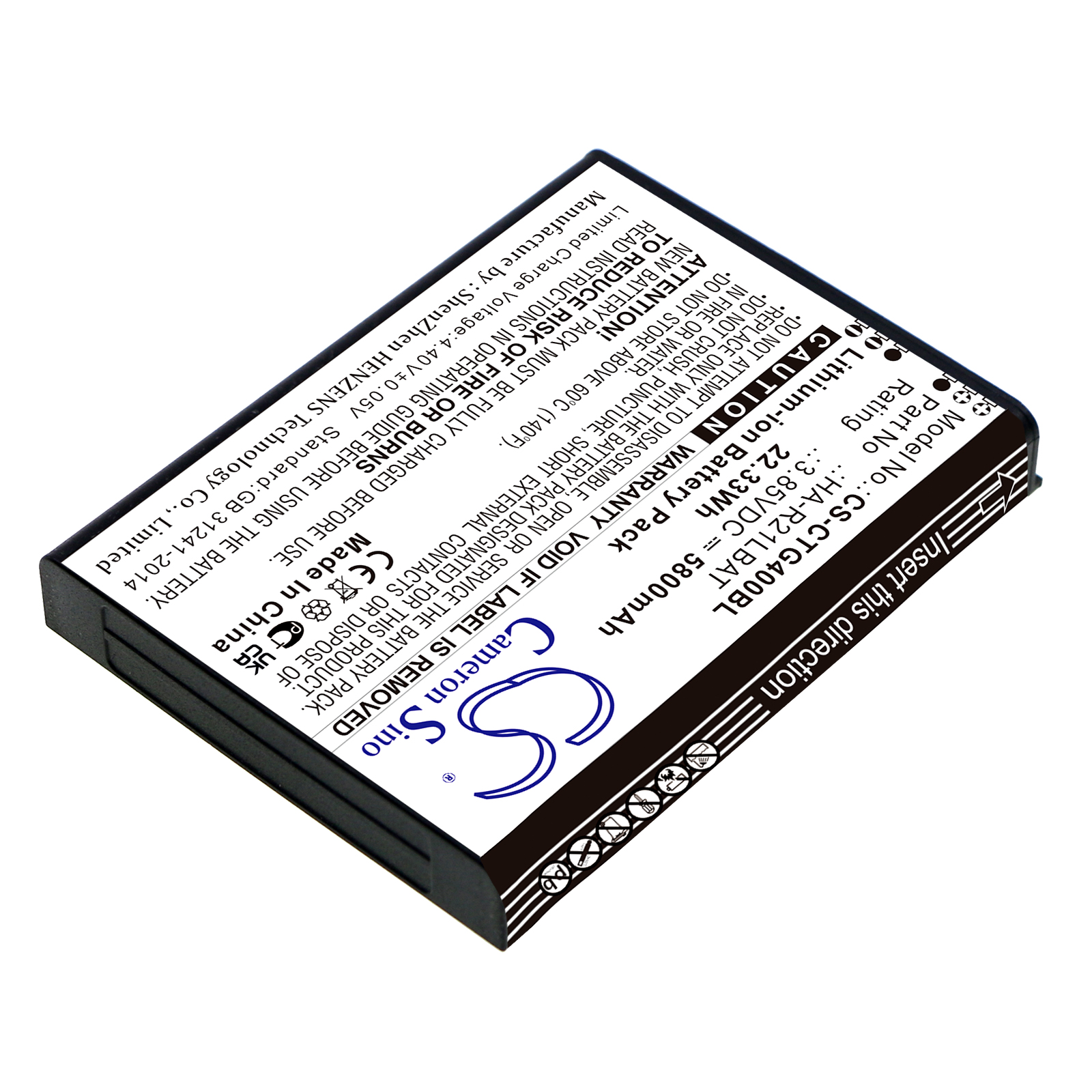 Акумулятор Casio IT-G400 - Зображення 2