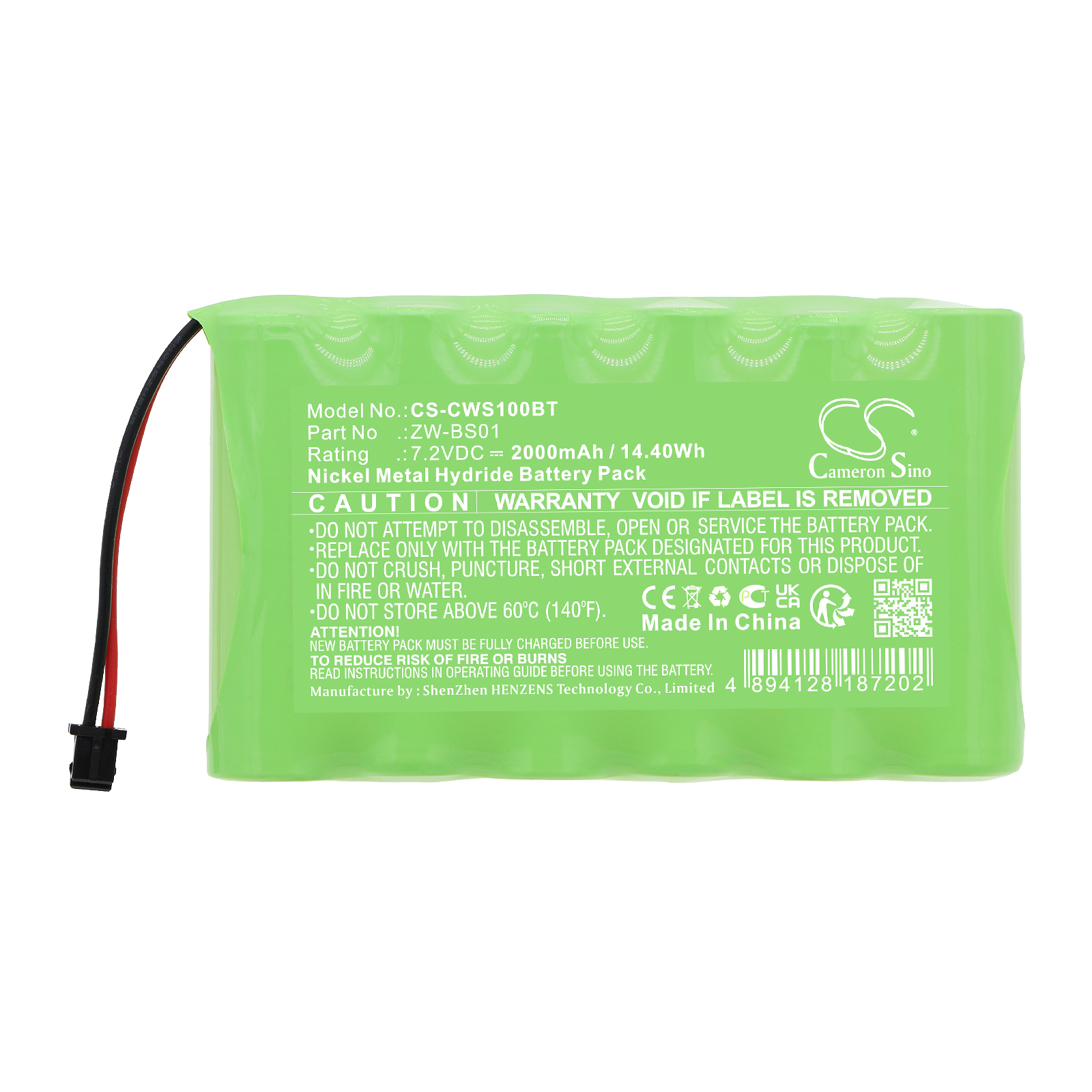 Акумулятор CaddX ZeroWire Control Panel, ZW-6404-NL - Зображення 3