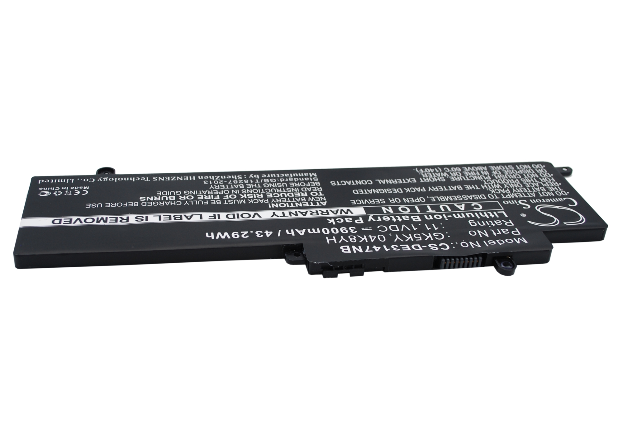 Акумулятор DELL INS13WD-3308T, INS13WD-3508T, INS13WD-3608T, INS13WD-4308T, INS13WD-4508T, INS13WD-5508T, Inspiron 11 3158, Inspiron 11 3000, Inspiron 11 3000 Series (3157), Inspiron 11 3147, Inspiron 11 3147 3000 11.6", Inspiron 11 3148, Inspiron - Зображення 2
