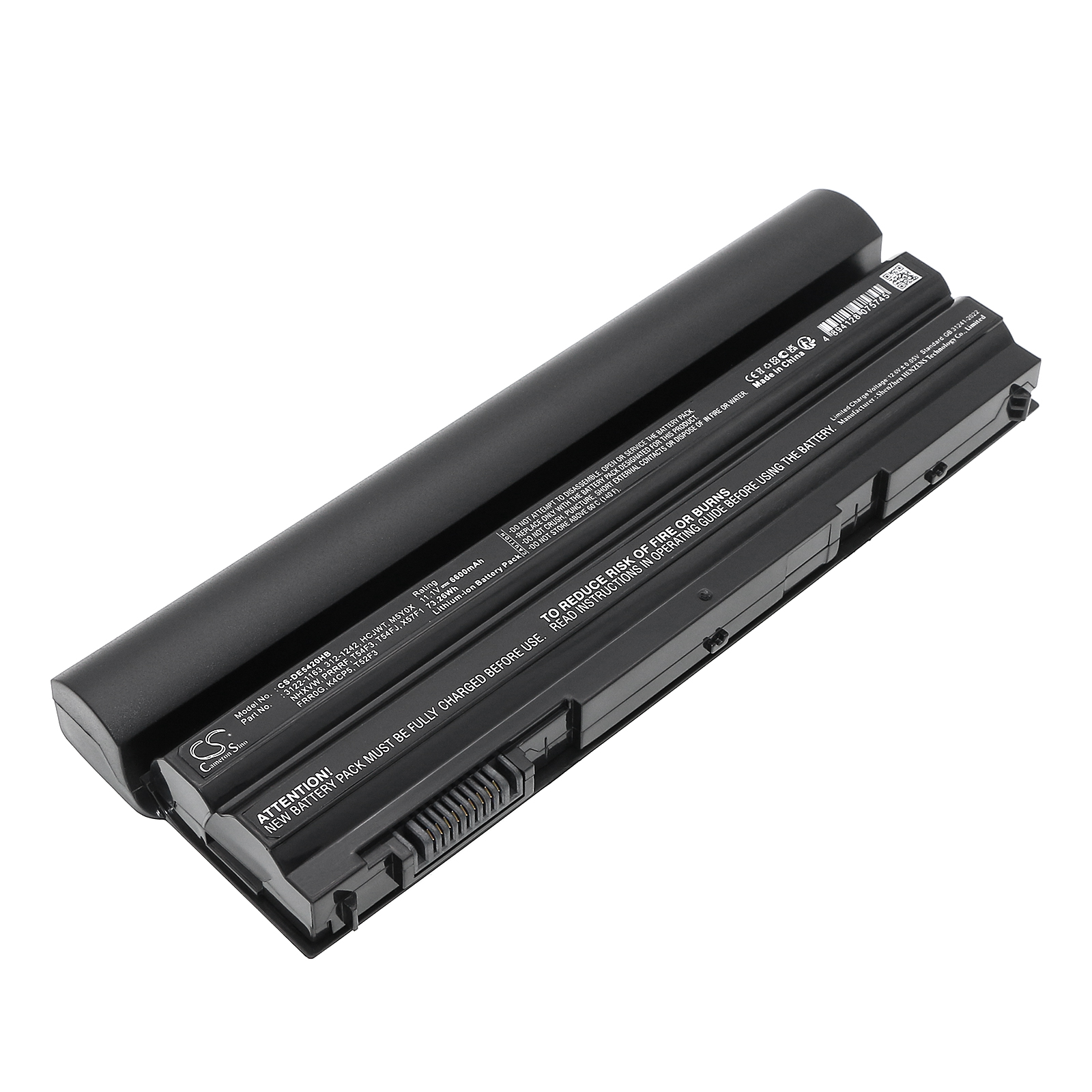 Акумулятор DELL Inspiron 14R (5420), Inspiron 14R (7420), Inspiron 15R (5520), Inspiron 15R (7520), Latitude E5420, Latitude E5420 ATG, Latitude E5420m, Latitude E5430, Latitude E5520, Latitude E5520m, Latitude E5530, Latitude E6420, Latitude E6440,