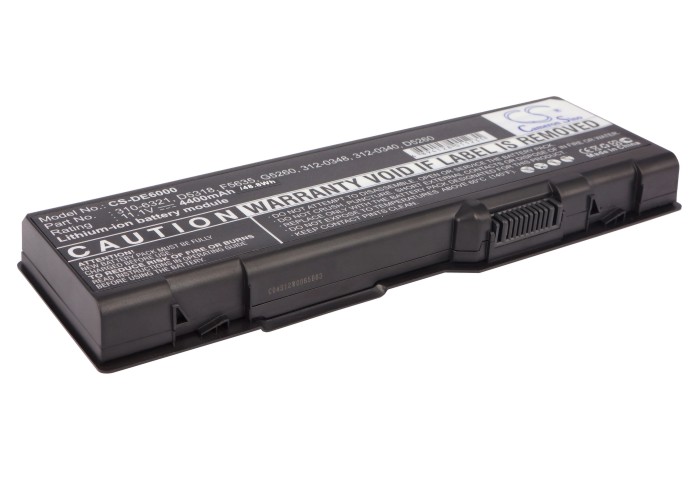 Акумулятор DELL Inspiron 6000, Inspiron 9200, Inspiron 9300, Inspiron 9400, Inspiron E1705, Inspiron M1505, Inspiron M1710, Inspiron XPS Gen 2, M1705, Precision M90