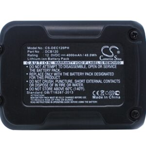 Акумулятор DeWalt 120V MAX, 12V MAX Li-ion, 20V MAX, 60V MAX, CL3.C18S, DCB184, DCB184-XJ, DCB184-XR, DCD700, DCD710, DCD710D2-QW, DCD710N, DCD710S2, DCD740, DCD740B, DCD771, DCD776, DCD780, DCD780B, DCD780C2, DCD780L2, DCD780N, DCD785, DCD785C2,