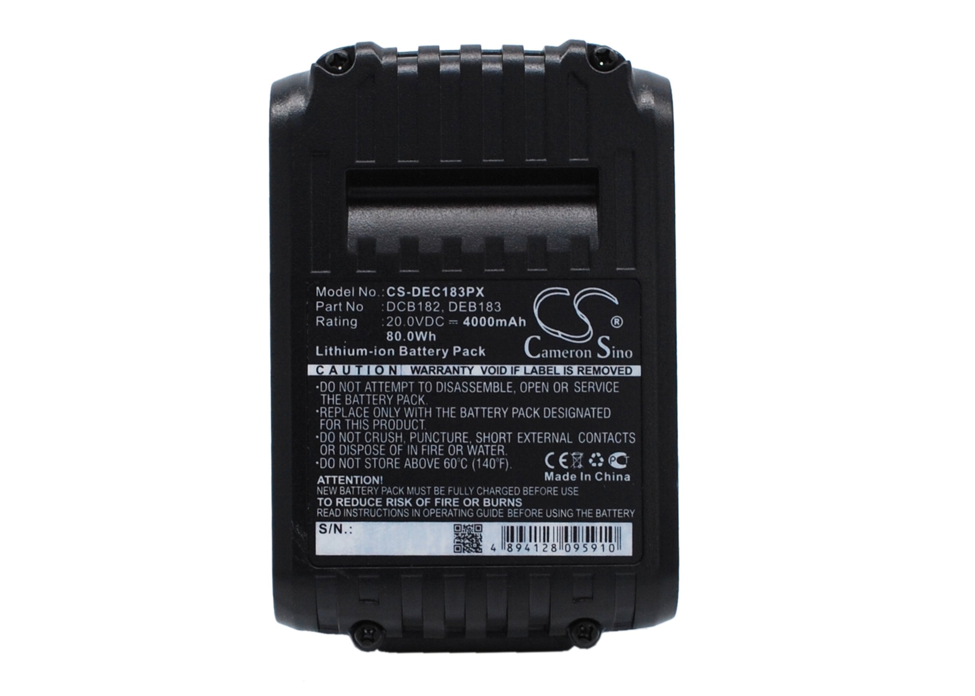 Акумулятор DeWalt DCD740, DCD740B, DCD780, DCD780B, DCD780C2, DCD780L2, DCD780N, DCD785C2, DCD785L2, DCD980L2, DCD985B, DCD985L2, DCF880C1-JP, DCF883B, DCF883L2, DCF885, DCF885B, DCF885C2, DCF885L2, DCF885N, DCF895B, DCF895C2, DCF895L2, DCG412,