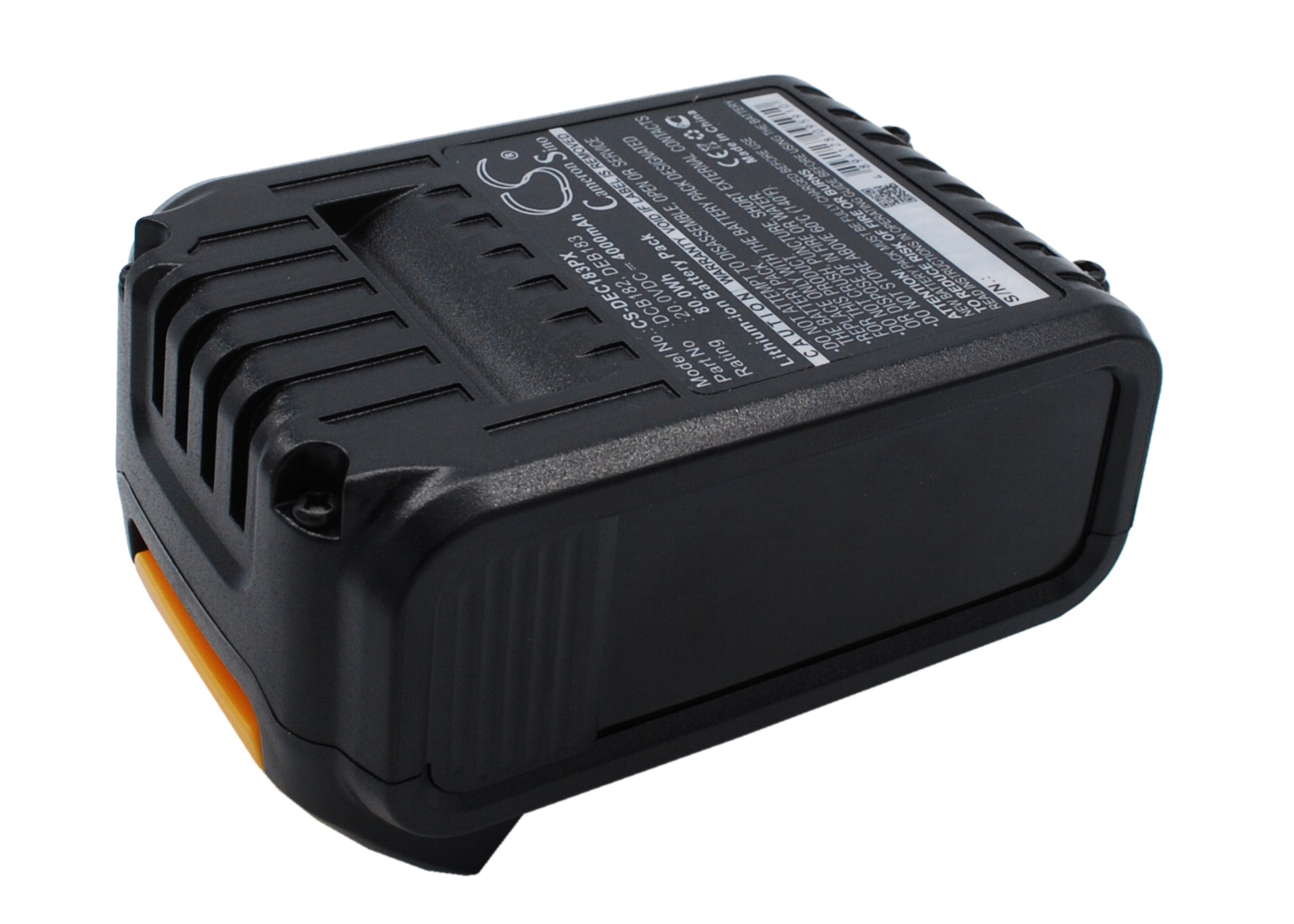 Акумулятор DeWalt DCD740, DCD740B, DCD780, DCD780B, DCD780C2, DCD780L2, DCD780N, DCD785C2, DCD785L2, DCD980L2, DCD985B, DCD985L2, DCF880C1-JP, DCF883B, DCF883L2, DCF885, DCF885B, DCF885C2, DCF885L2, DCF885N, DCF895B, DCF895C2, DCF895L2, DCG412, - Зображення 2