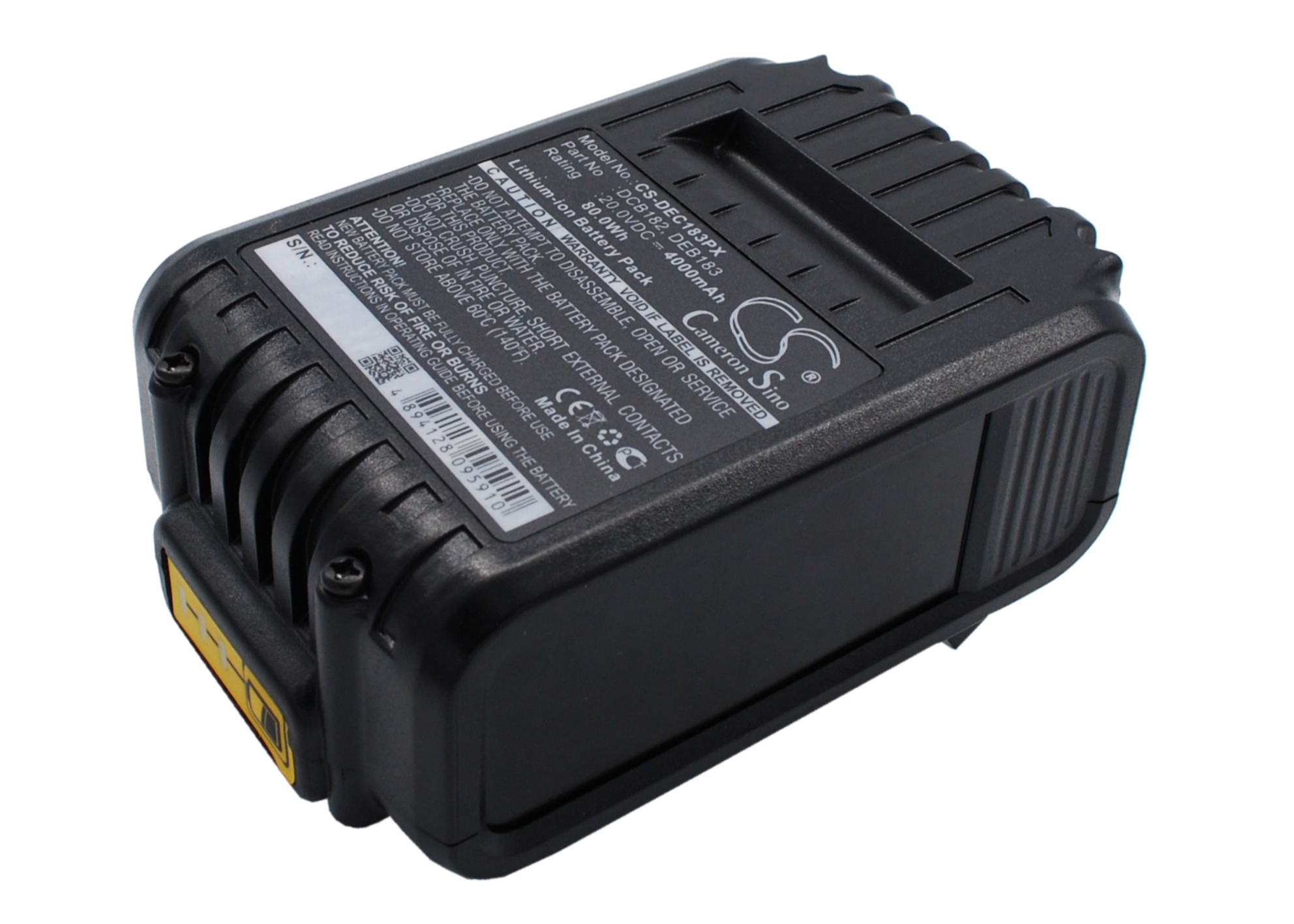 Акумулятор DeWalt DCD740, DCD740B, DCD780, DCD780B, DCD780C2, DCD780L2, DCD780N, DCD785C2, DCD785L2, DCD980L2, DCD985B, DCD985L2, DCF880C1-JP, DCF883B, DCF883L2, DCF885, DCF885B, DCF885C2, DCF885L2, DCF885N, DCF895B, DCF895C2, DCF895L2, DCG412, - Зображення 3