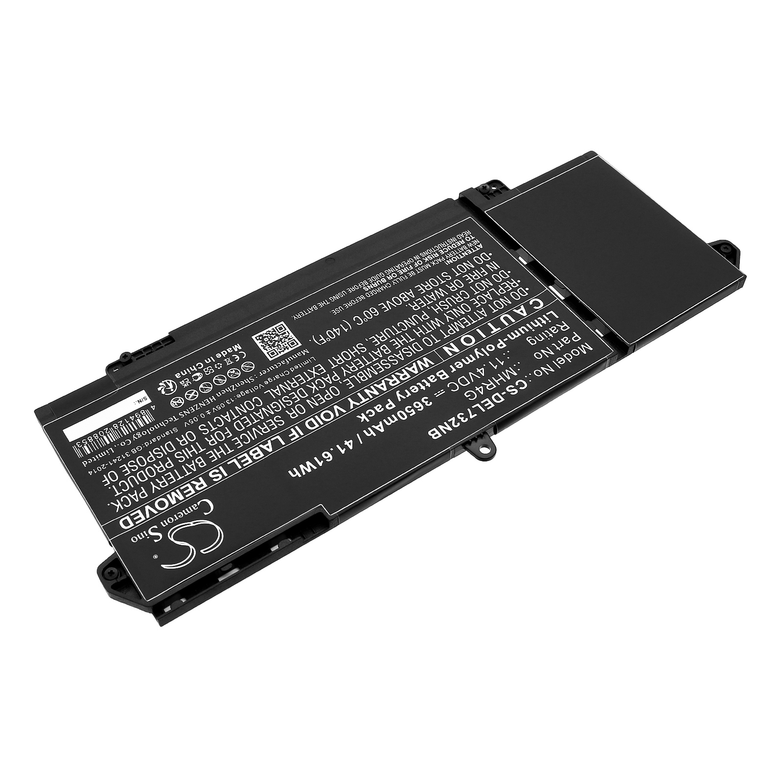 Акумулятор DELL Latitude 13 5320, Latitude 14 7320, Latitude 14 7420, Latitude 7320 14MDJ, Latitude 7320 14TDP, Latitude 7320 1TCRK, Latitude 7320 21NT1, Latitude 7320 2JJNR, Latitude 7320 2JPFT, Latitude 7320 3XXMM, Latitude 7320 46MG6, Latitude - Зображення 2