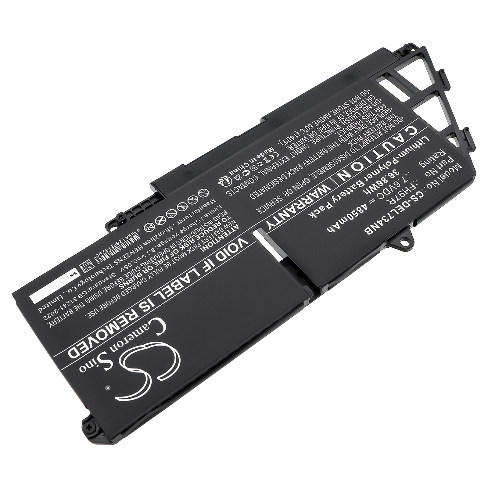 Акумулятор DELL Latitude 7340, Latitude 7340 2-in-1, Latitude 7350, Latitude 7440, Latitude 7440 2-in-1, Latitude 7450, Latitude 7640, Latitude 7640 2-in-1, Latitude 7650 - Зображення 2