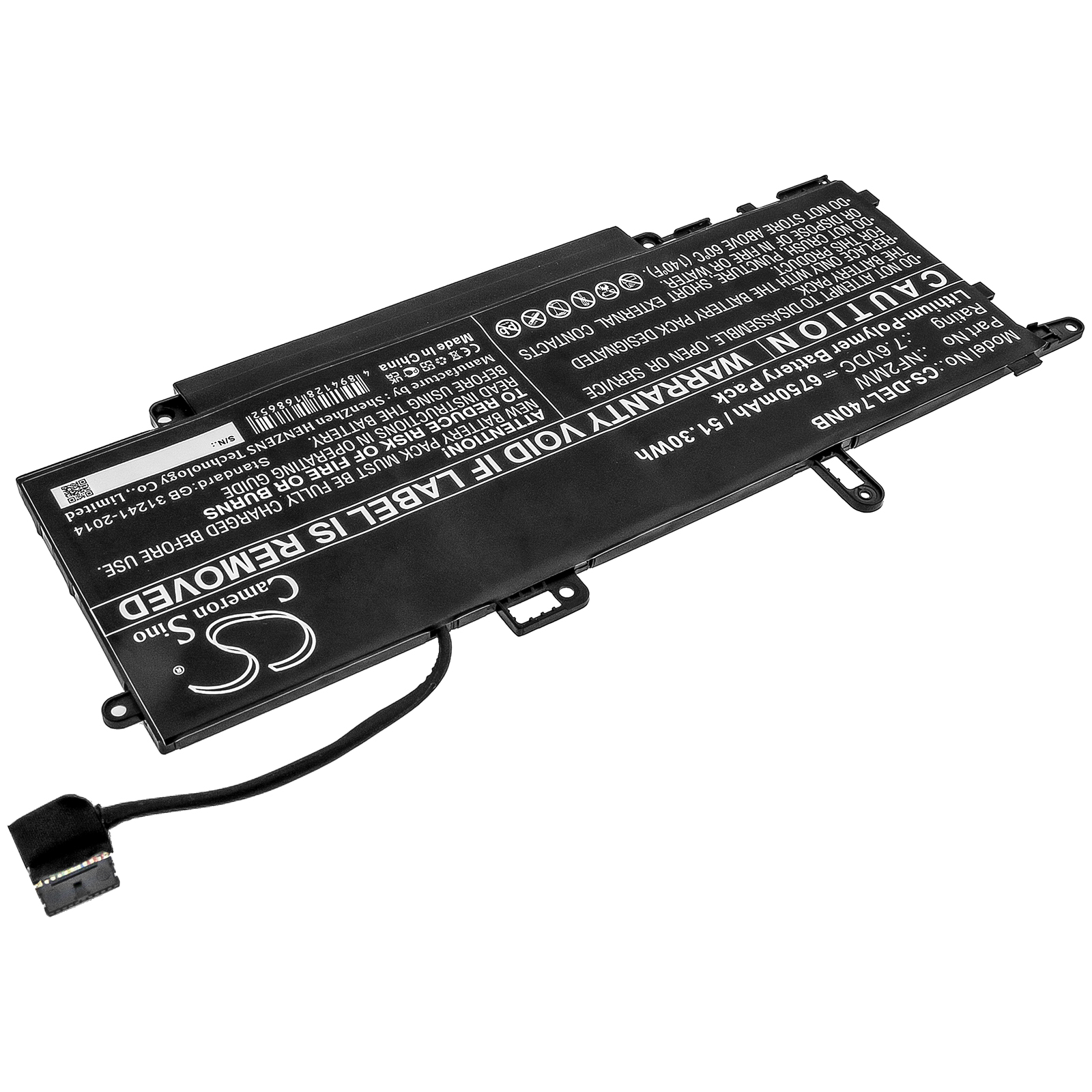 Акумулятор DELL Latitude 7310 2-in-1, Latitude 7400 2-in-1, Latitude 7410 2-in-1, Latitude 9410 2-in-1 - Зображення 2