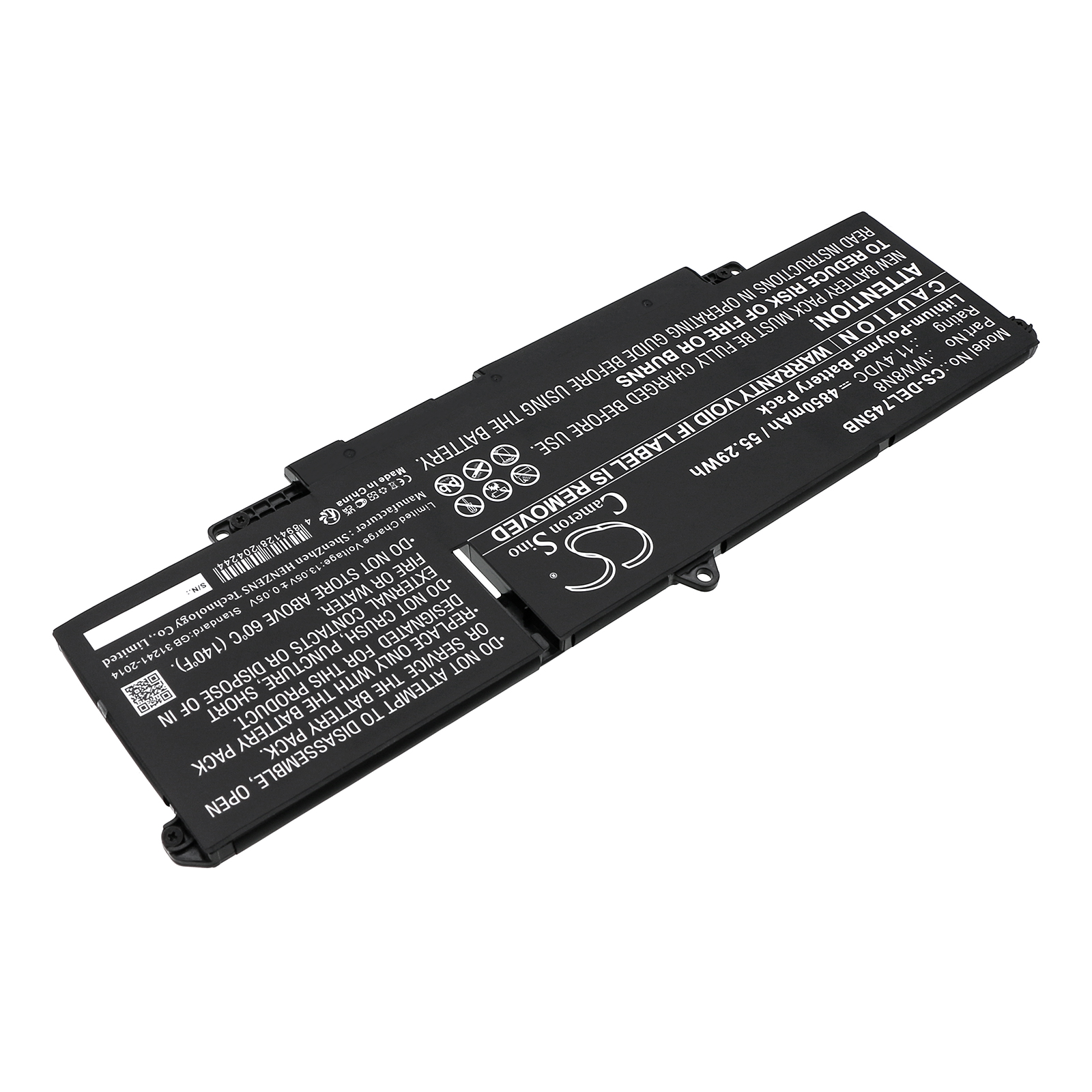 Акумулятор DELL Latitude 7340, Latitude 7340 2-in-1, Latitude 7440, Latitude 7440 2-in-1, Latitude 7450, Latitude 7640, Latitude 7640 2-in-1, P126F, P175G, P175G001, P176G, P176G001 - Зображення 2