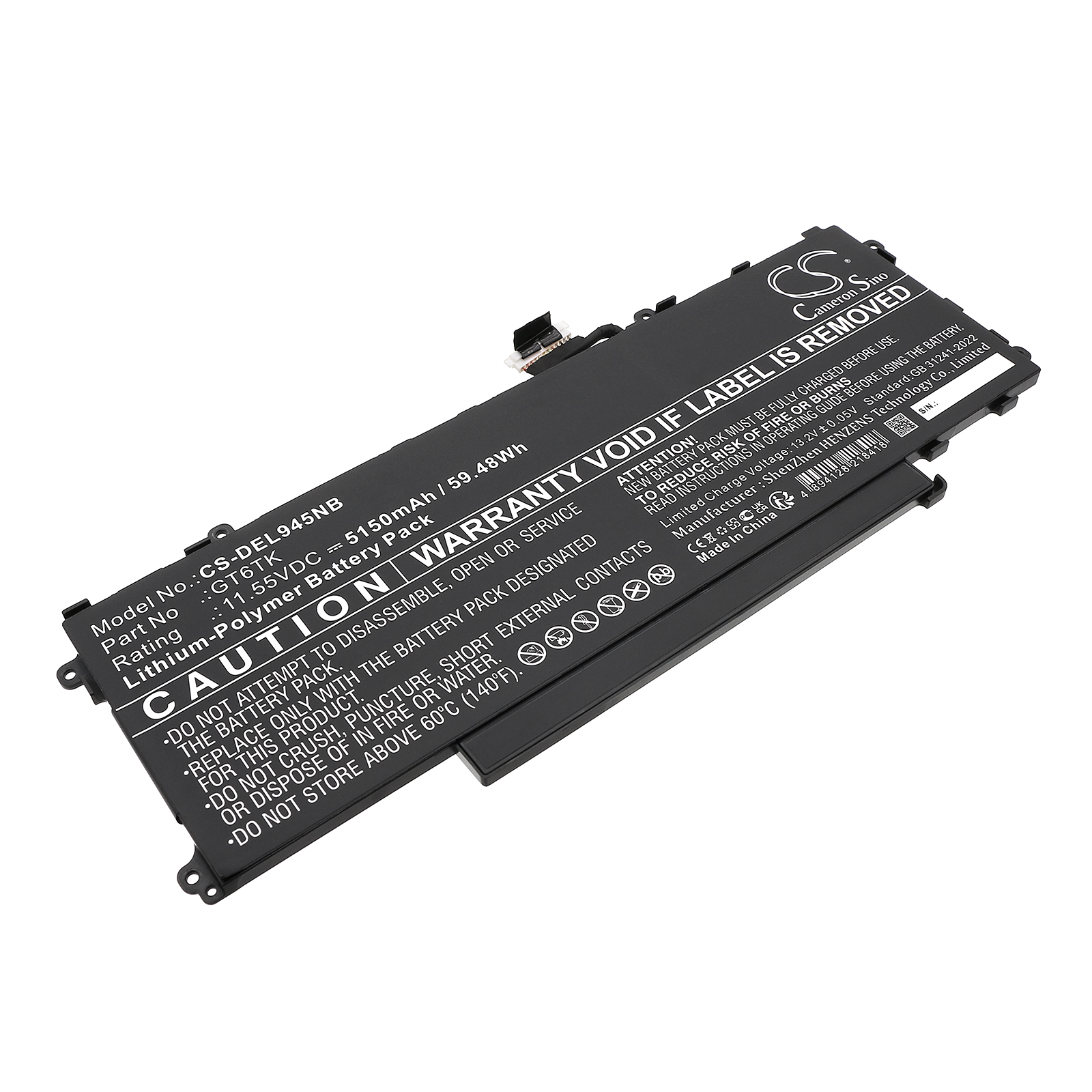 Акумулятор DELL Latitude 9440 2-in-1, Latitude 9450 2-in-1