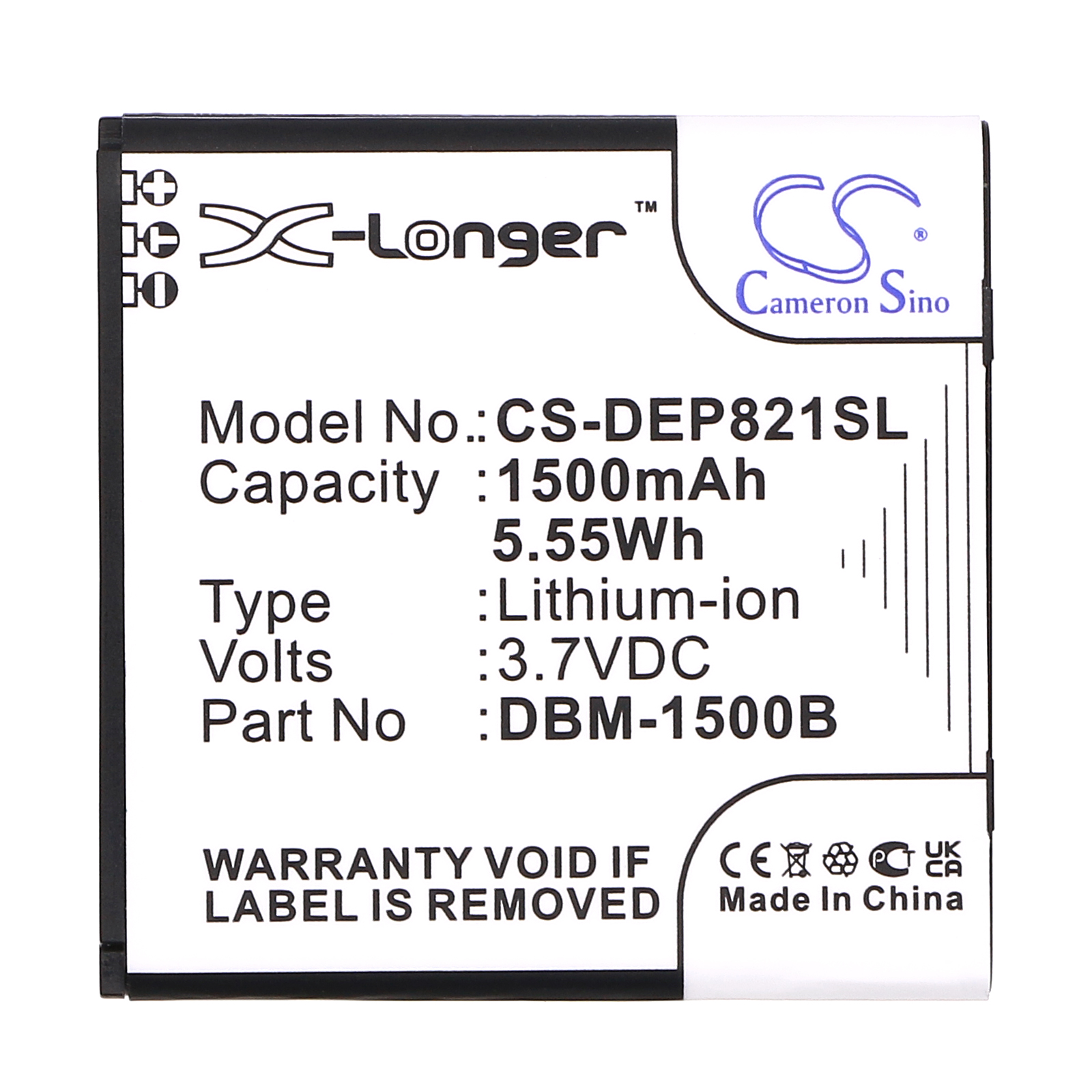 Акумулятор Doro 6778, Liberto 820 mini - Зображення 3