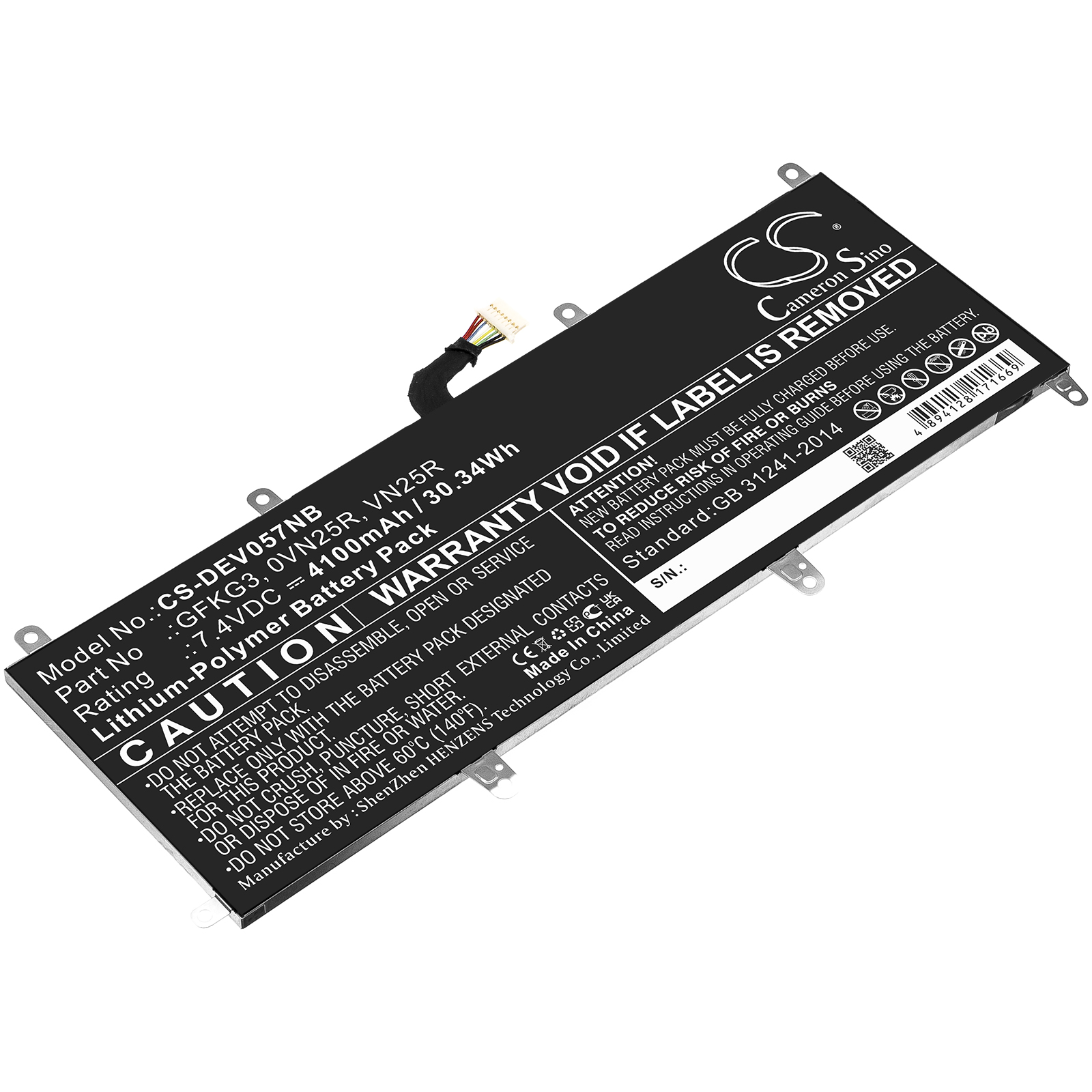 Акумулятор DELL Venue 10 Pro, Venue 10 Pro 5056
