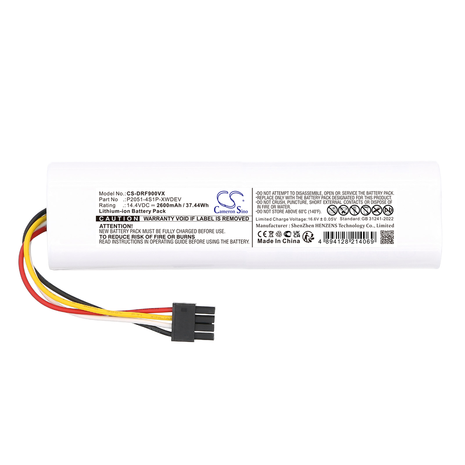 Акумулятор Dreame D9 Plus, F9 Pro, RLD11GD, RLF22GA - Зображення 3