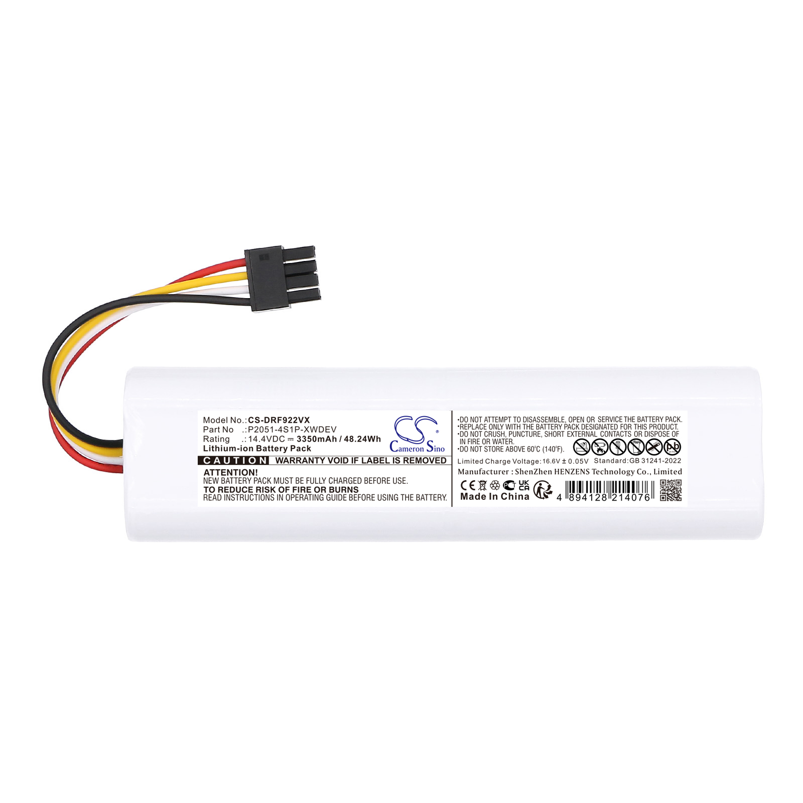Акумулятор Dreame D9 Plus, F9 Pro, RLD11GD, RLF22GA - Зображення 3