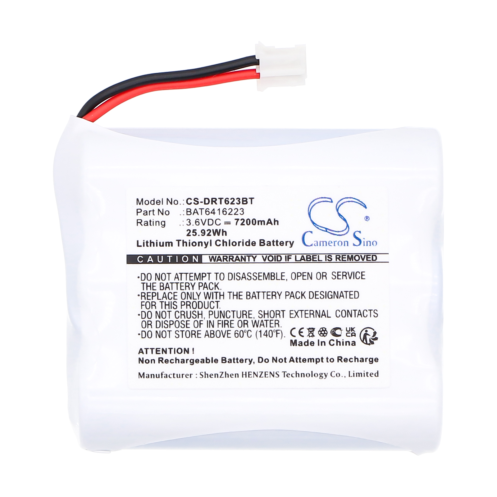 Акумулятор Delta Dore Bat CLT 8000 TYXAL+, BP CLT 8000 Tyxal+, WILPA2369B for CLT 8000 TYXAL+ - Зображення 3