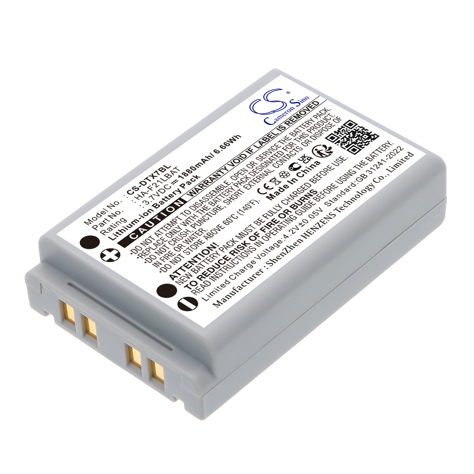 Акумулятор Casio DT-X7, DT-X7M10E, DT-X7M10R