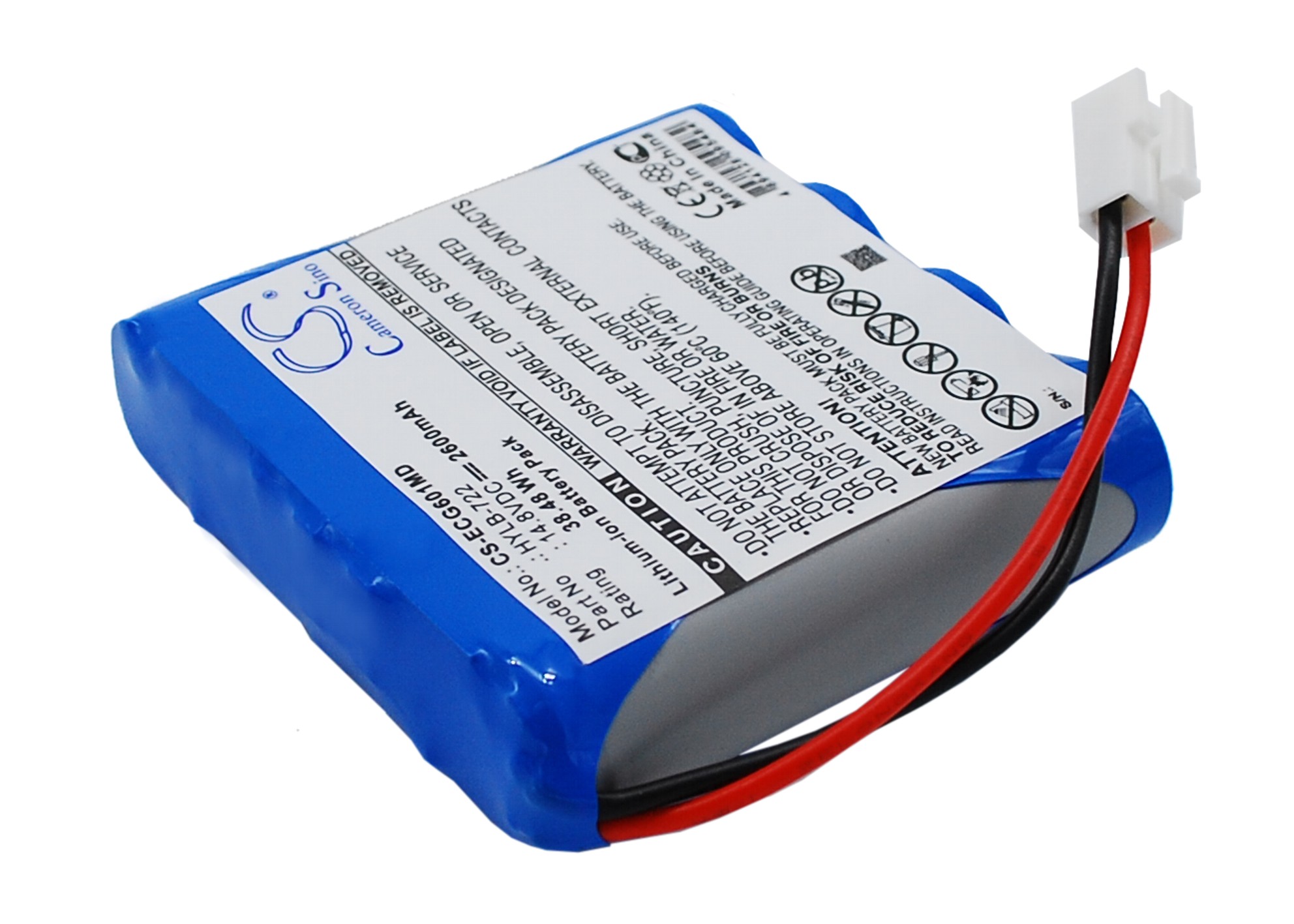 Акумулятор Biocare ECG-6010, ECG-6020, iE6 - Зображення 3