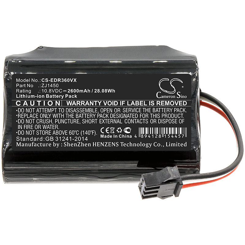 Акумулятор Ecovacs D36A, D36B, D36C, D36E, DA60, DA611, DB35, Deebot Slim 1, Deebot Slim 10, Deebot Slim 2, TCR360 - Зображення 3