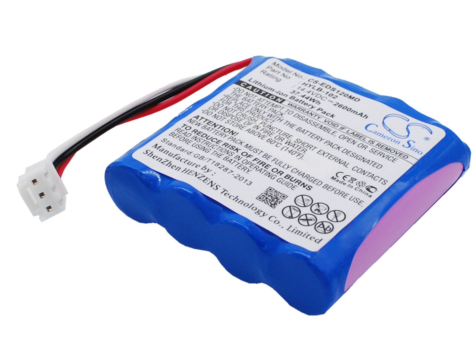 Акумулятор MINDRAY DECG-03A, DECG-03A Elcktro Cardiogram, MEC-03, SE-601A - Зображення 3