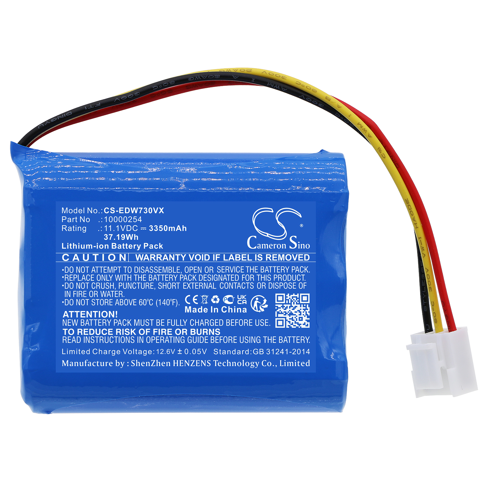 Акумулятор Ecovacs TBW60, W720, W733, Winbot 733, Winbot W733 - Зображення 3