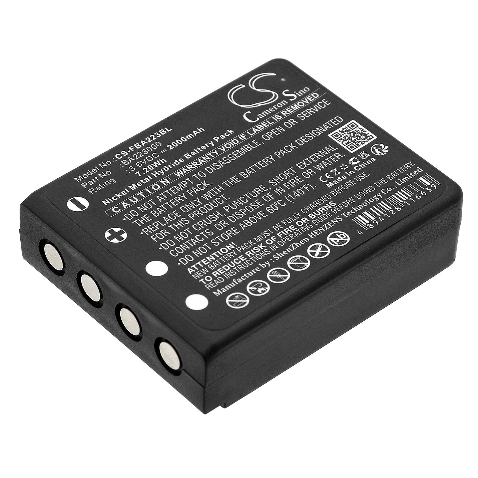 Акумулятор HBC FBFUB09N, FUB 9NM 6V, FUB9NM, Linus 4, Linus 6, Micron 4, Micron 6, Radiomatic Eco, Radiomatic Keynote, Radiomatic Linus 4, Radiomatic Micron 4, Radiomatic Micron 5, Radiomatic Micron 6, Radiomatic Micron 7, Radiomatic Patrol D,