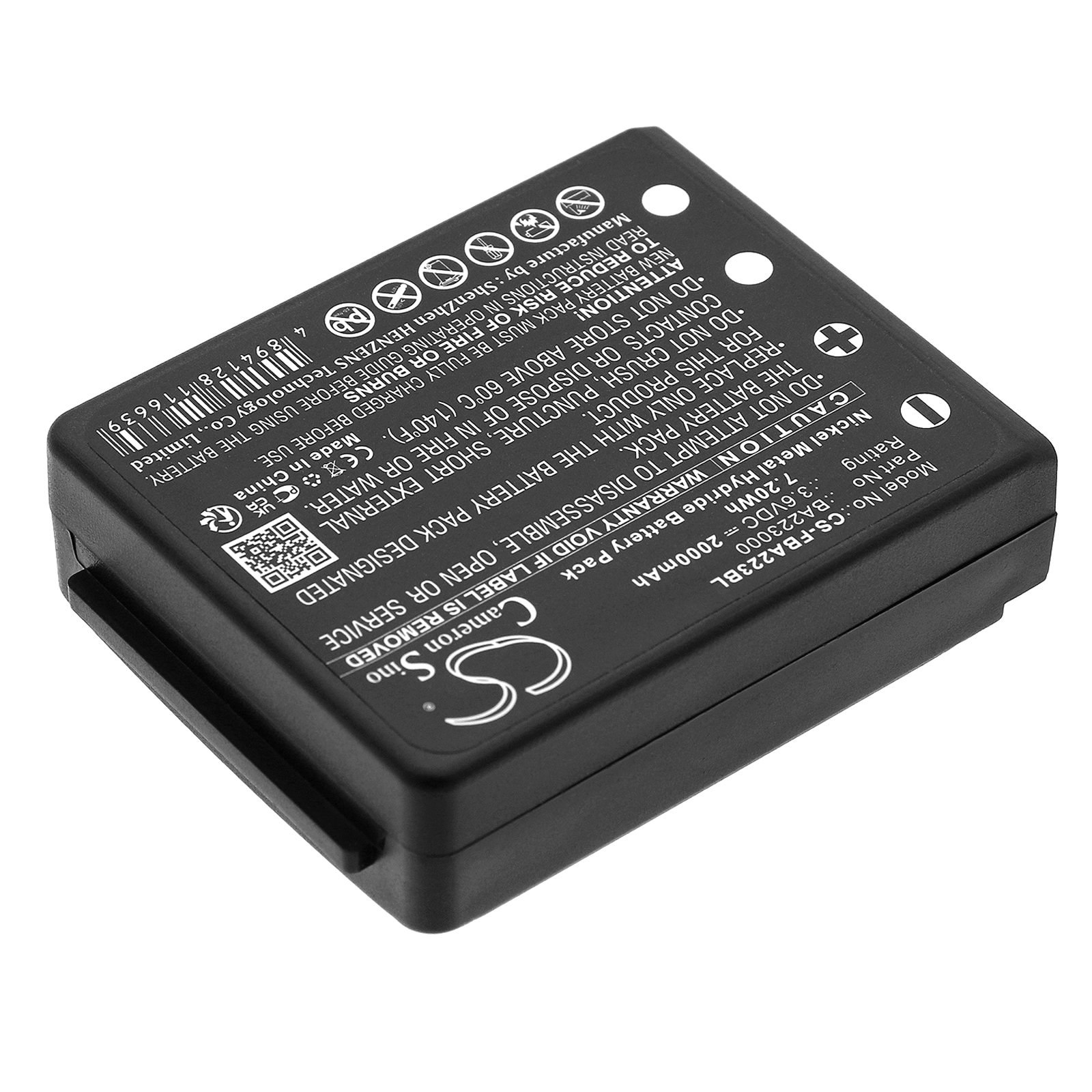 Акумулятор HBC FBFUB09N, FUB 9NM 6V, FUB9NM, Linus 4, Linus 6, Micron 4, Micron 6, Radiomatic Eco, Radiomatic Keynote, Radiomatic Linus 4, Radiomatic Micron 4, Radiomatic Micron 5, Radiomatic Micron 6, Radiomatic Micron 7, Radiomatic Patrol D, - Зображення 2