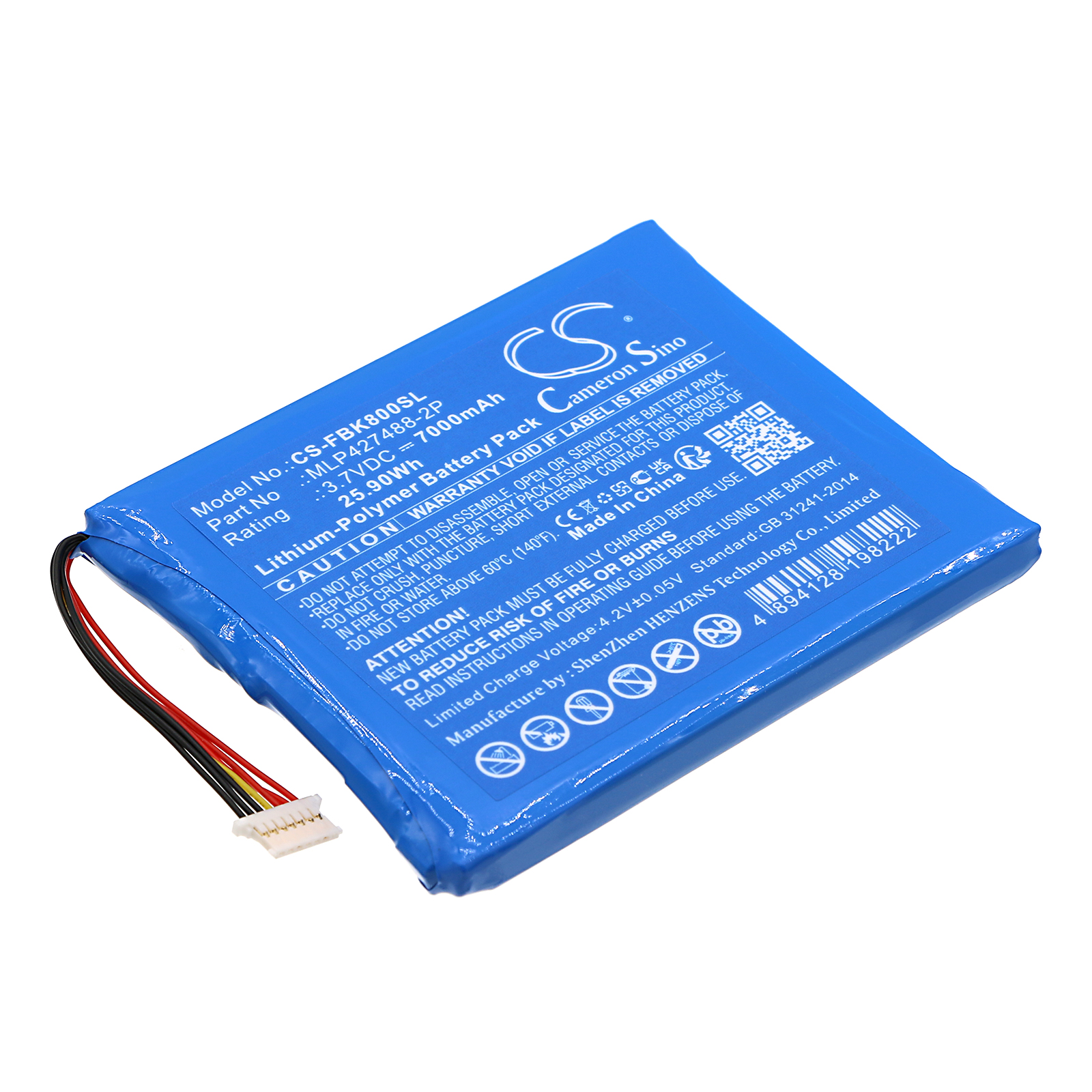Акумулятор Fieldbook K80, K80 G2, Rugline RT86 Industrie Tablet