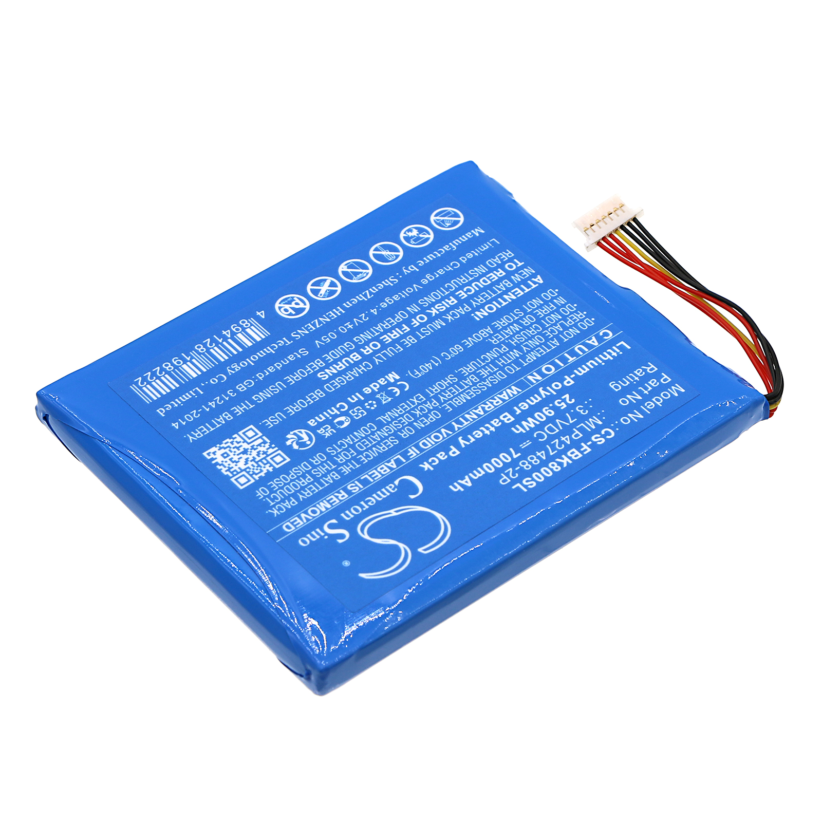 Акумулятор Fieldbook K80, K80 G2, Rugline RT86 Industrie Tablet - Зображення 2