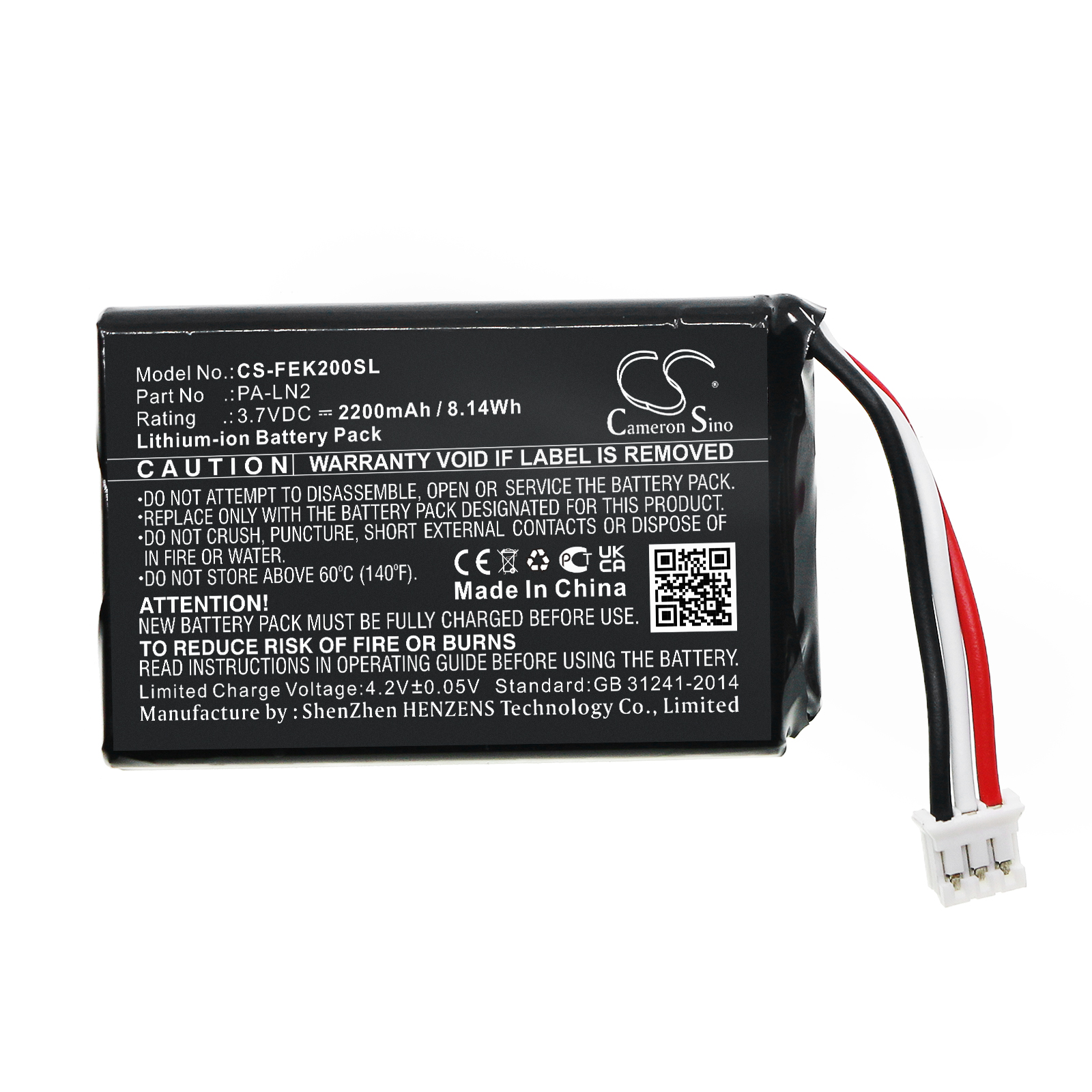 Акумулятор Fey Elektronik PA-LN2 - Зображення 3