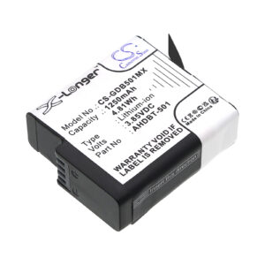 Акумулятор GoPro 601-10197-00, AABAT-001, AABAT-001-AS, ASST1, CHDHX-501, CHDHX-701, CHDHX-701-RW, HD8.01, Hero 2018, Hero 5, Hero 5 Black, Hero 6, Hero 6 Black, Hero 7, Hero 7 Black, Hero 7 White, Hero 8, Hero 8 Black