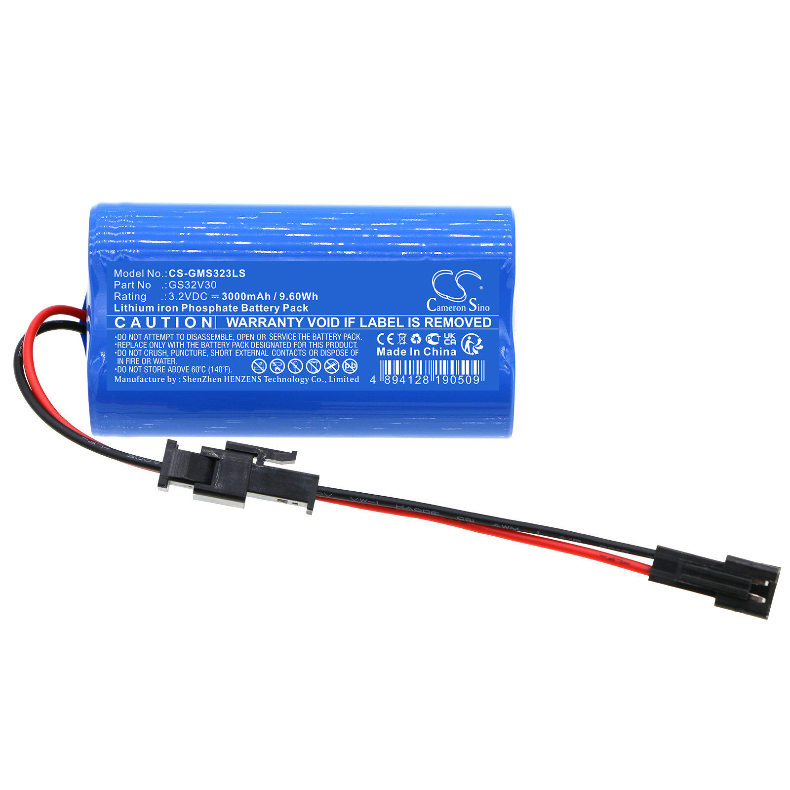 Акумулятор Gama Sonic 97K012, GS-103, GS-104, GS-109F-B, GS-109S-B, GS-94, GS-94B, GS-97F-GE, GS-97N - Зображення 3