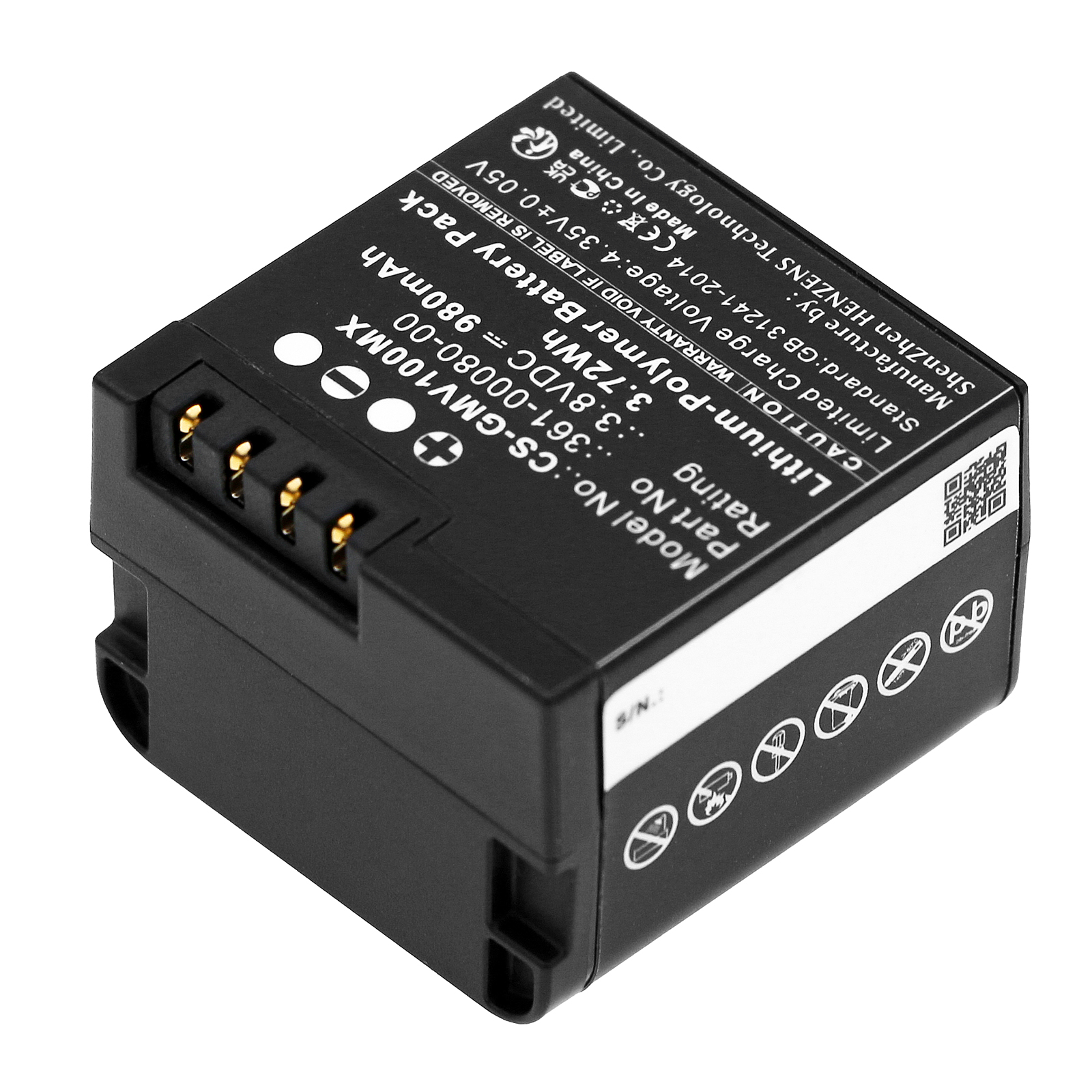 Акумулятор Garmin Virb X, Virb X Compact, VIRB XE - Зображення 2