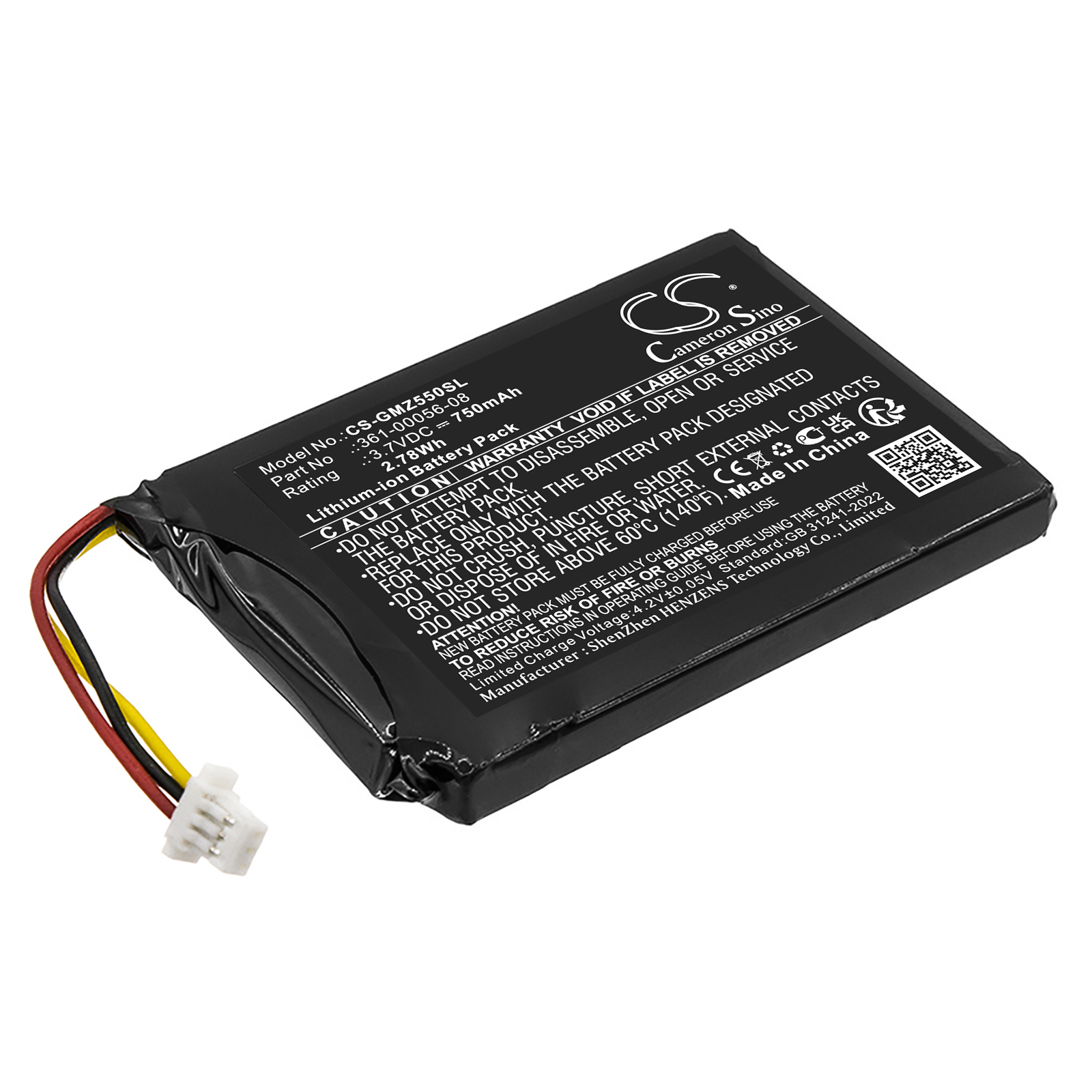 Акумулятор Garmin 010-01533-0E, Drive 6", Drive 6" LM EX, DriveSmart 5, DriveSmart 55, DriveSmart 60LM, DriveSmart 60LMT, DriveSmart 65