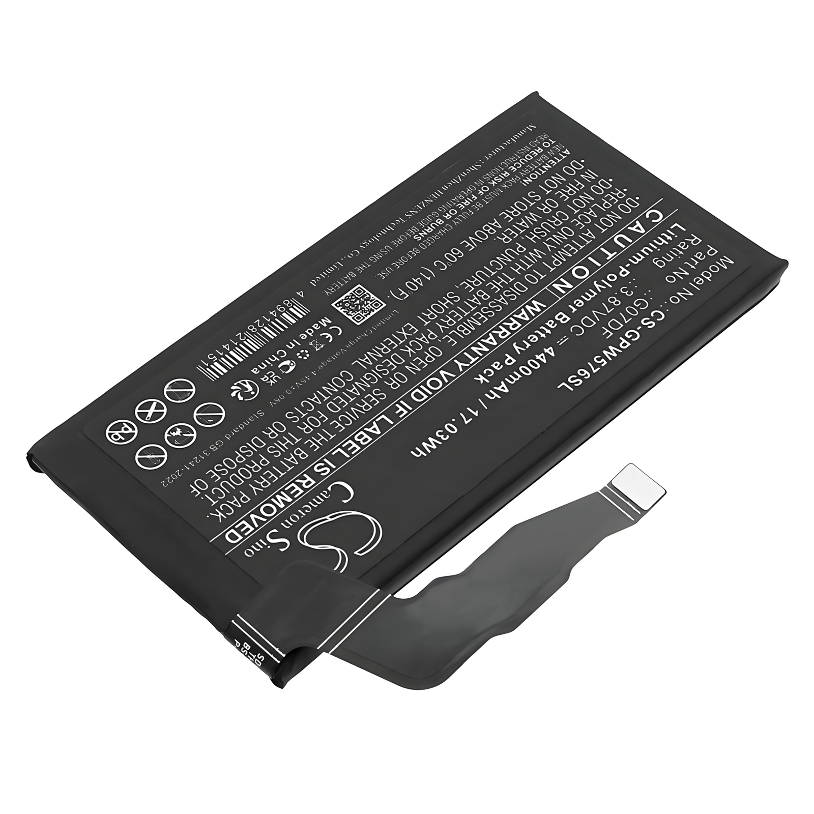 Акумулятор Google G576D, G6GPR, G8HHN, GKV4X, Pixel 8a - Зображення 2