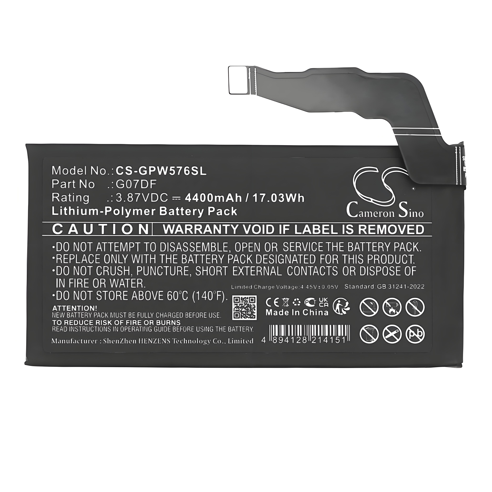 Акумулятор Google G576D, G6GPR, G8HHN, GKV4X, Pixel 8a - Зображення 3