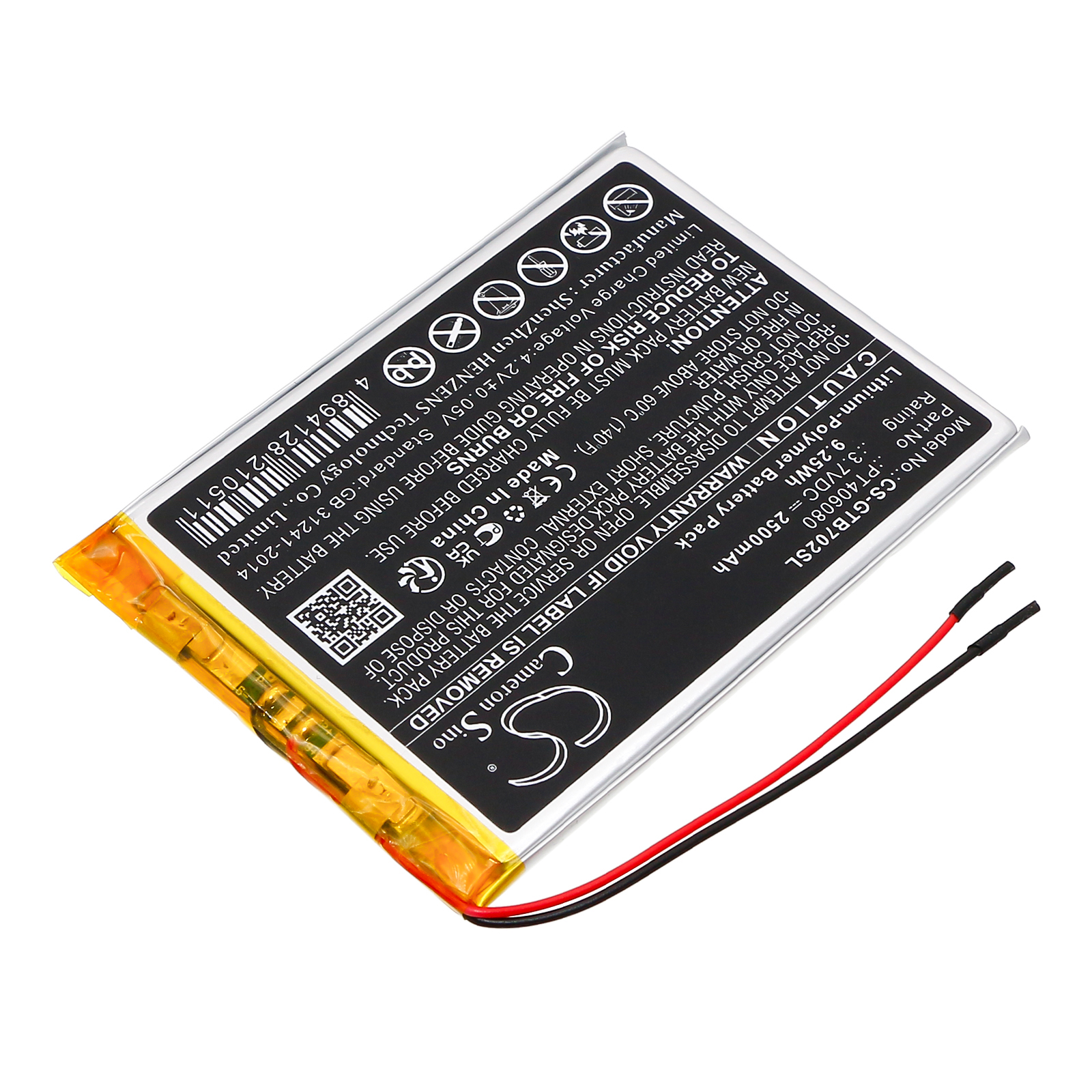 Акумулятор 3GO Geotab 7, GT7002 - Зображення 2