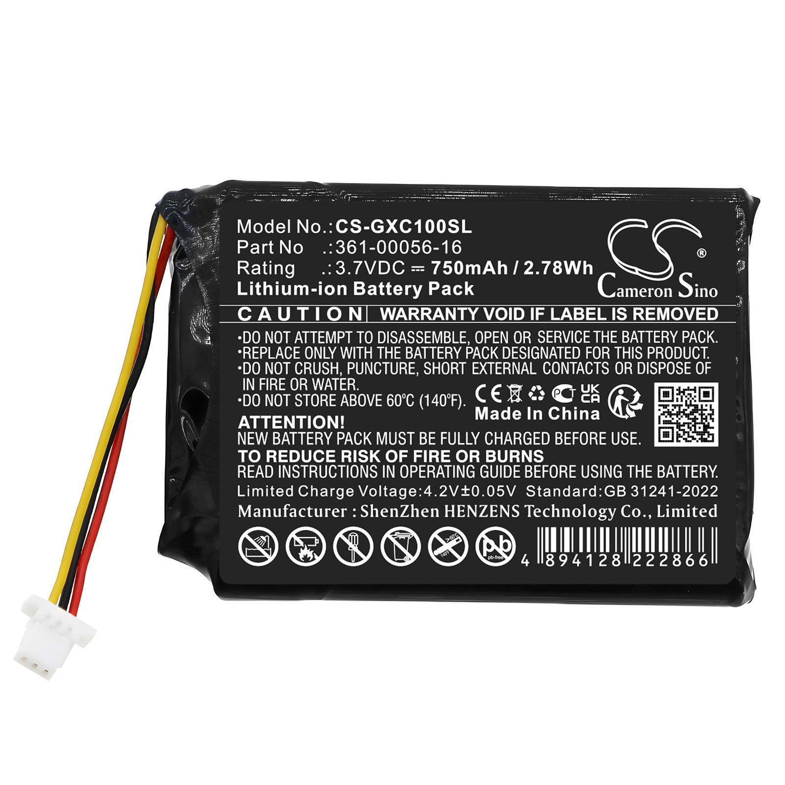 Акумулятор Garmin 0100261810, XERO C1 PRO Chronograph - Зображення 3