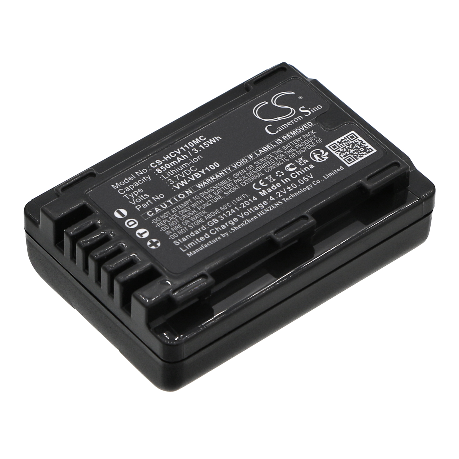 Акумулятор Panasonic HC-V110, HC-V110G, HC-V110GK, HC-V110K, HC-V110P, HC-V110P-K, HC-V130K, HC-V201, HC-V201K