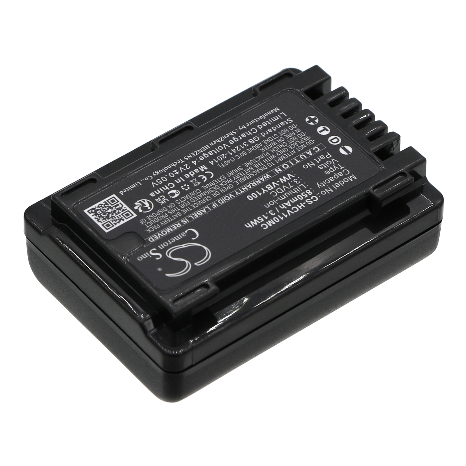 Акумулятор Panasonic HC-V110, HC-V110G, HC-V110GK, HC-V110K, HC-V110P, HC-V110P-K, HC-V130K, HC-V201, HC-V201K - Зображення 2