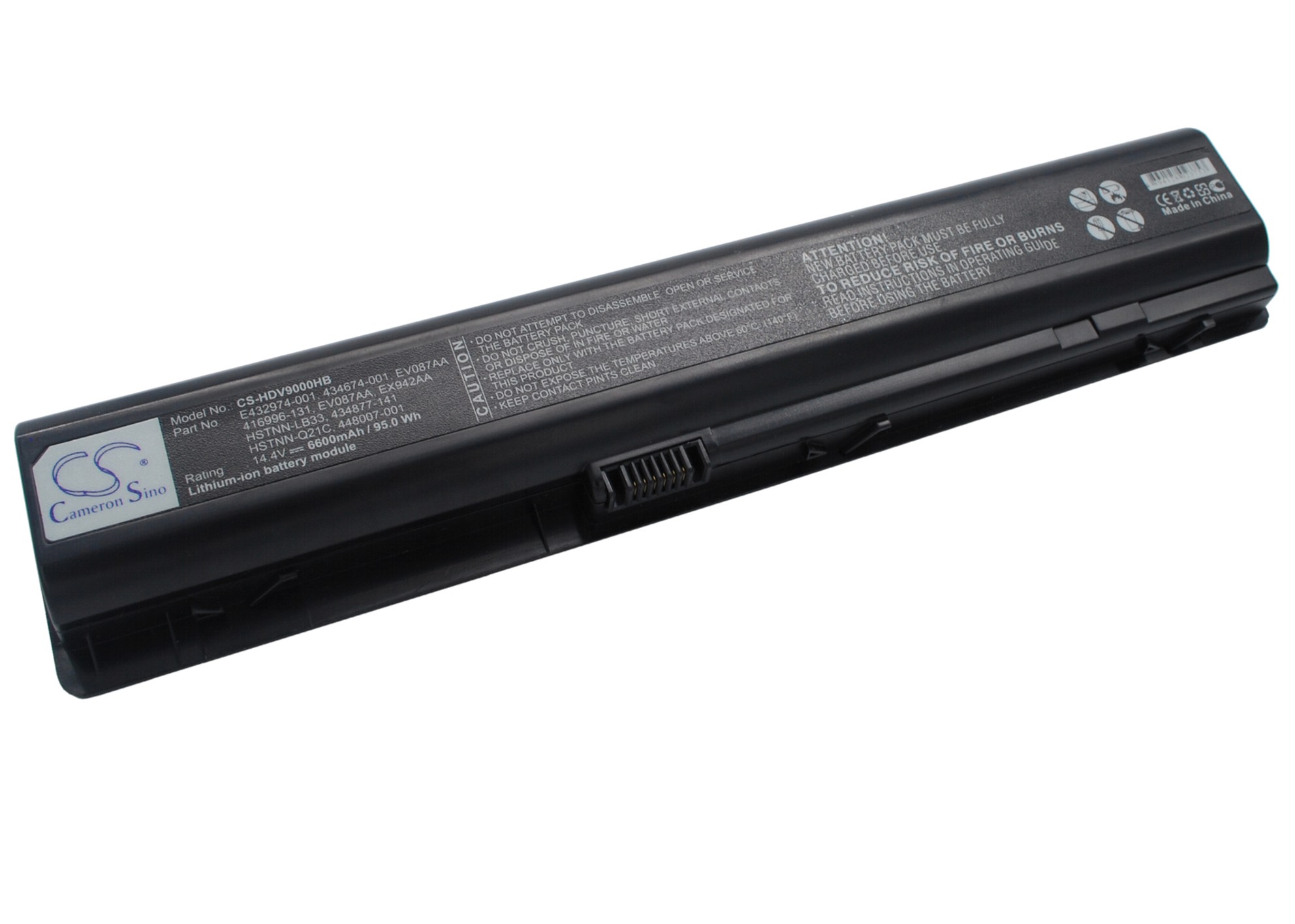 Акумулятор HP Pavilion dv9000, Pavilion dv9000EA, Pavilion dv9000T, Pavilion dv9000Z, Pavilion dv9001EA, Pavilion dv9001TX, Pavilion dv9001XX, Pavilion dv9002EA, Pavilion dv9002TX, Pavilion dv9002XX, Pavilion dv9003EA, Pavilion dv9003TX, Pavilion - Зображення 2