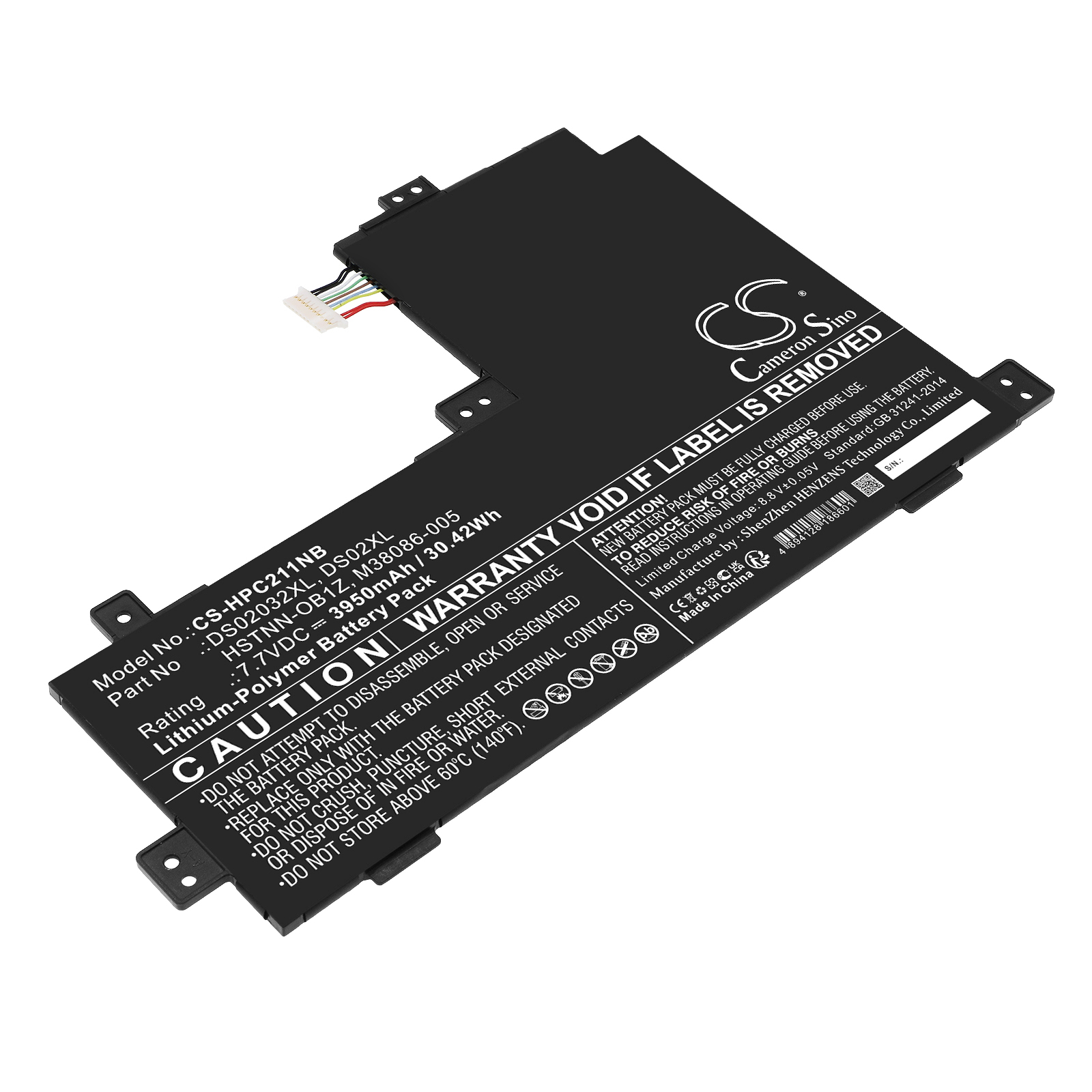 Акумулятор HP 3G0N5UA, 3G0N5UAR, 40Q85UA, 42U52UA, 42U52UAR, 4K2K0PA, 4K2K1PA, 4K2K2PA, 4K2K3PA, 4K4M6PA, 4K4M7PA, 4L2M6PA, 4L2M7PA, 4L7T0PA, 4L7T1PA, 4L7T1PAR, 518S9PA, Chromebook x2 11, Chromebook x2 11 11-DA0004QU, Chromebook x2 11 11-DA0005QU,