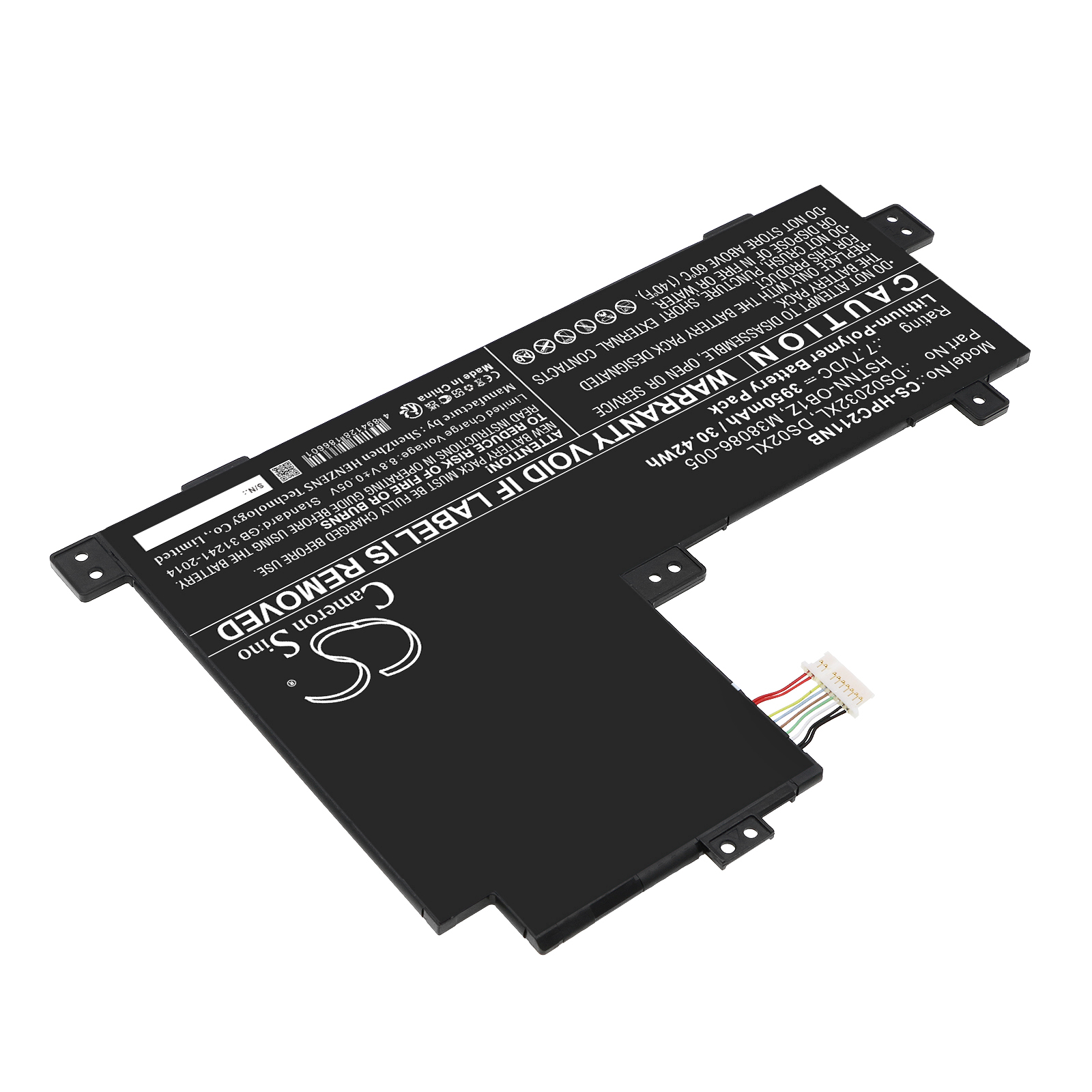 Акумулятор HP 3G0N5UA, 3G0N5UAR, 40Q85UA, 42U52UA, 42U52UAR, 4K2K0PA, 4K2K1PA, 4K2K2PA, 4K2K3PA, 4K4M6PA, 4K4M7PA, 4L2M6PA, 4L2M7PA, 4L7T0PA, 4L7T1PA, 4L7T1PAR, 518S9PA, Chromebook x2 11, Chromebook x2 11 11-DA0004QU, Chromebook x2 11 11-DA0005QU, - Зображення 2