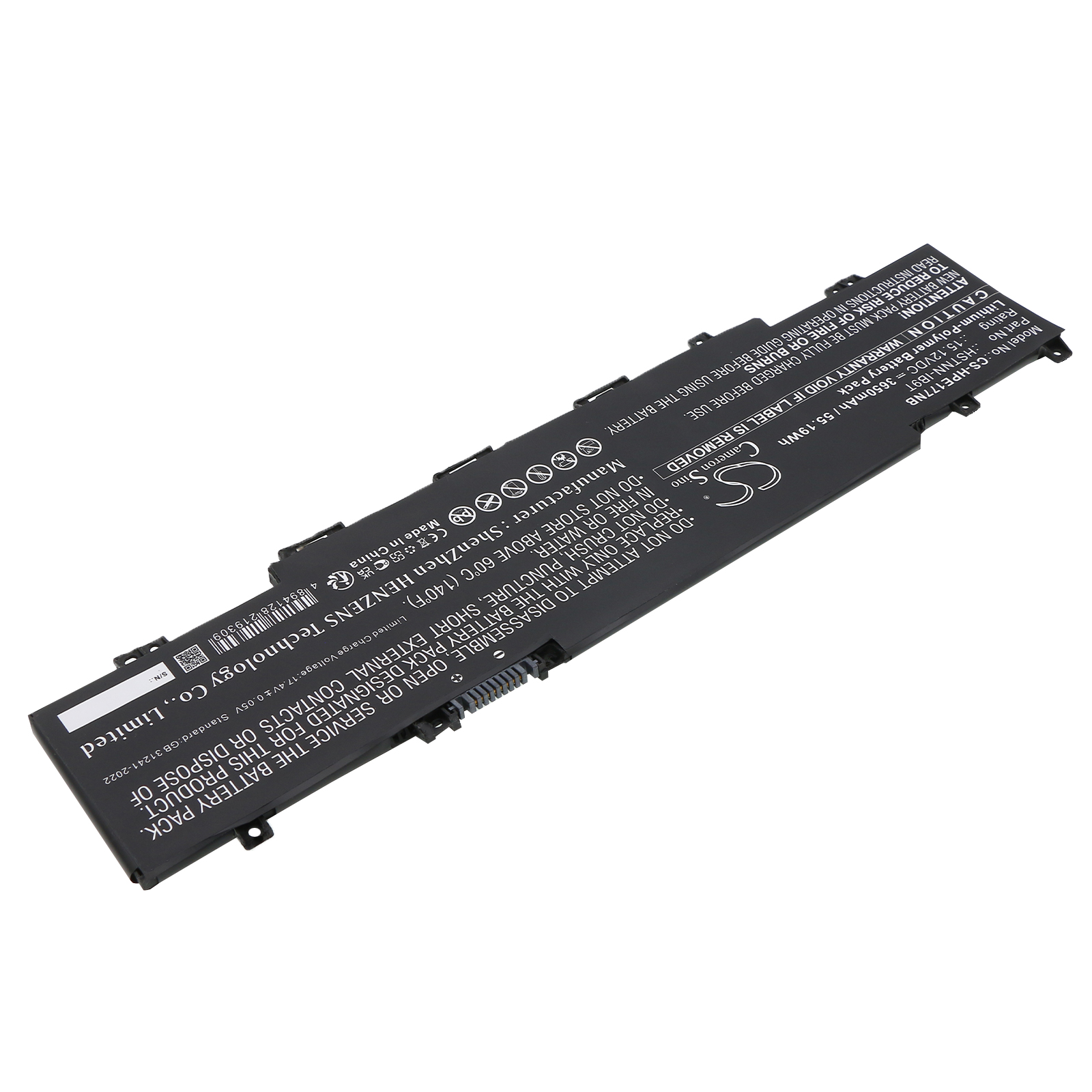 Акумулятор HP Envy 17-ch0000nc, Envy 17-ch0000nj, Envy 17-ch0000nl, Envy 17-ch0000nn, Envy 17-ch0000nz, Envy 17-ch0000sf, Envy 17-ch0001nb, Envy 17-ch0001nm, Envy 17-ch0001np, Envy 17-ch0001ua, Envy 17-ch0002nc, Envy 17-ch0002nl, Envy 17-ch0002no, - Зображення 2