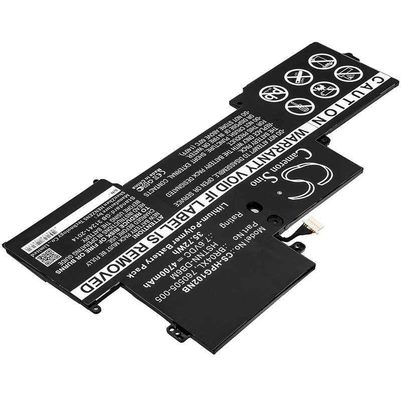 Акумулятор HP EliteBook 1030 G1-Y0E99UP, EliteBook 1030 G1-Y4X52US, EliteBook 1030 G1-Z9Q35UP, EliteBook 1030 G1-1BH67US, EliteBook 1030 G1-1LP27UC, EliteBook 1030 G1-V8G83US, EliteBook 1030 G1-W0T07UT, EliteBook 1030 G1-W0T08UT, EliteBook 1030 - Зображення 2