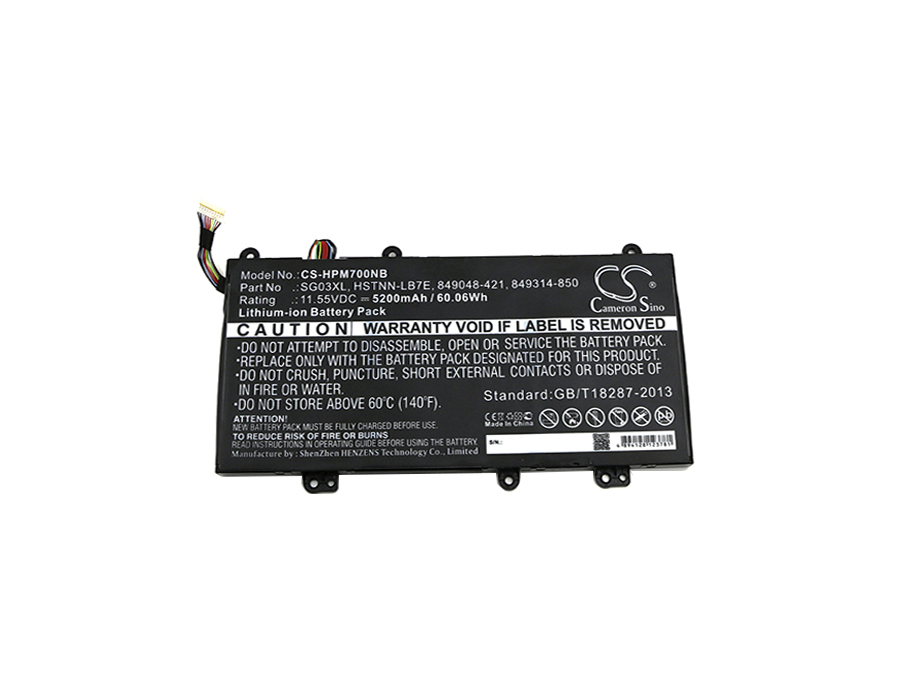 Акумулятор HP 17t-u000, 17-U000, ENVY 17T-U000, ENVY 17t-u000 CTO, Envy 17-U011NR, Envy 17-U018CA, Envy 17-U108CA, Envy 17-U110NR, Envy 17-U153NR, Envy 17-U163CL, Envy 17-U175NR, Envy 17-U177CL, Envy 17-U193MS, Envy 17-U220NR, Envy 17-U273CL, Envy - Зображення 3
