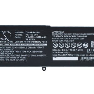 Акумулятор HP Pro Tablet x2 612 G1, Pro Tablet x2 612 G1(F1P90EA), Pro Tablet x2 612 G1(F1P93EA), Pro Tablet x2 612 G1(J9Z38AW), Pro Tablet x2 612 G1(J9Z41AW), Pro Tablet x2 612 G1(K4K76UT), Pro Tablet x2 612 G1(K4K77UT), Pro Tablet x2 612