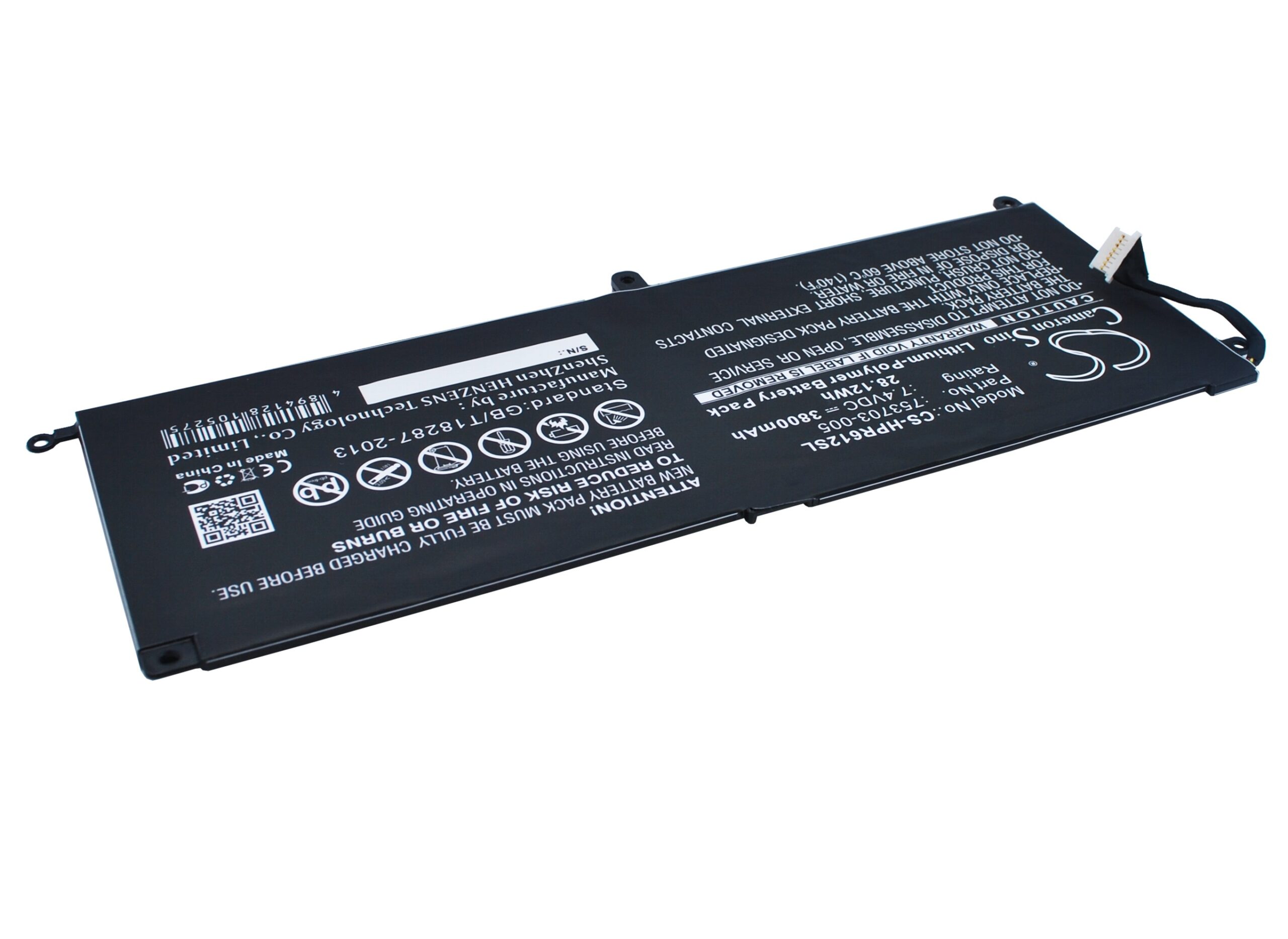 Акумулятор HP Pro Tablet x2 612 G1, Pro Tablet x2 612 G1(F1P90EA), Pro Tablet x2 612 G1(F1P93EA), Pro Tablet x2 612 G1(J9Z38AW), Pro Tablet x2 612 G1(J9Z41AW), Pro Tablet x2 612 G1(K4K76UT), Pro Tablet x2 612 G1(K4K77UT), Pro Tablet x2 612 - Зображення 3